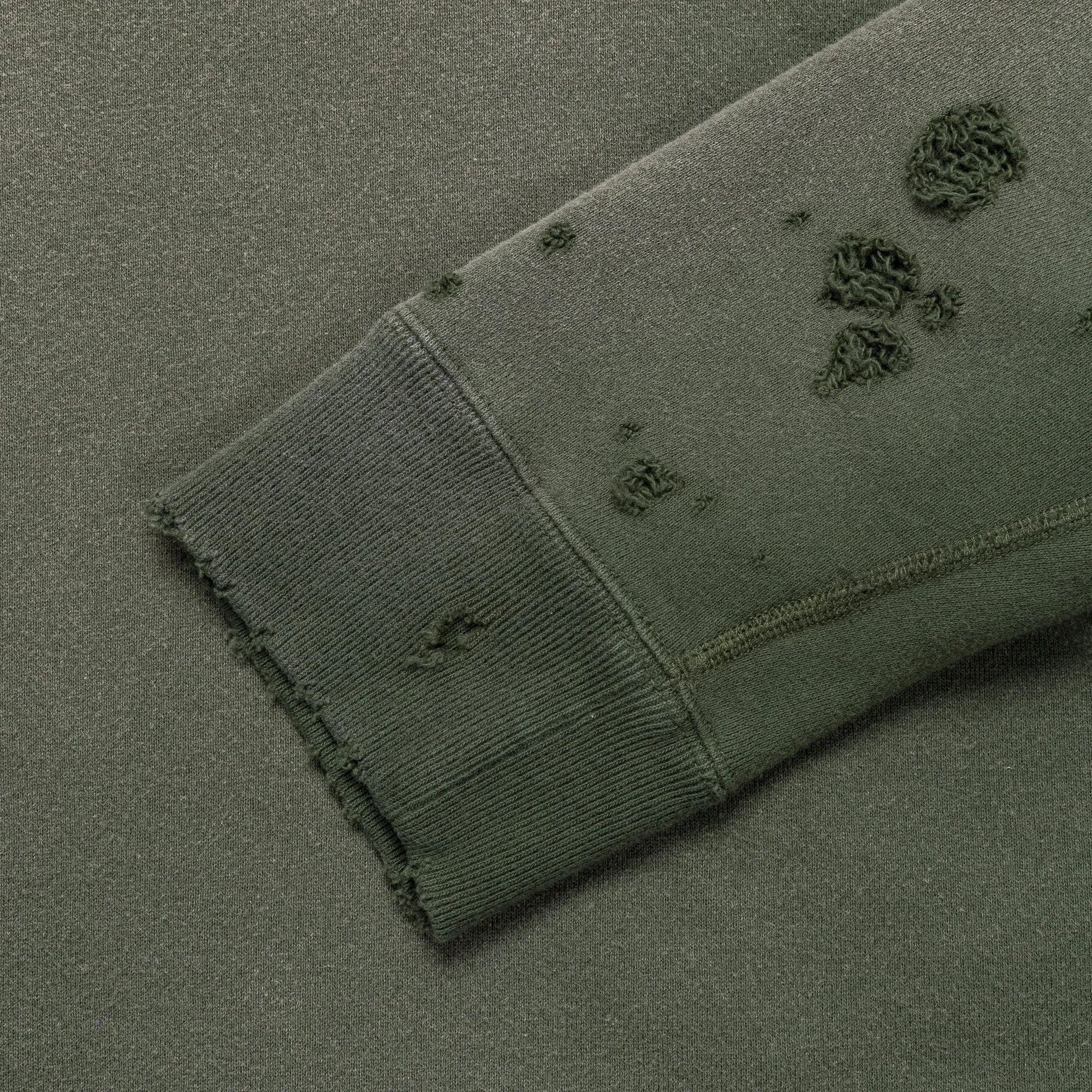 Darts Sweatshirt - Olive French Terry