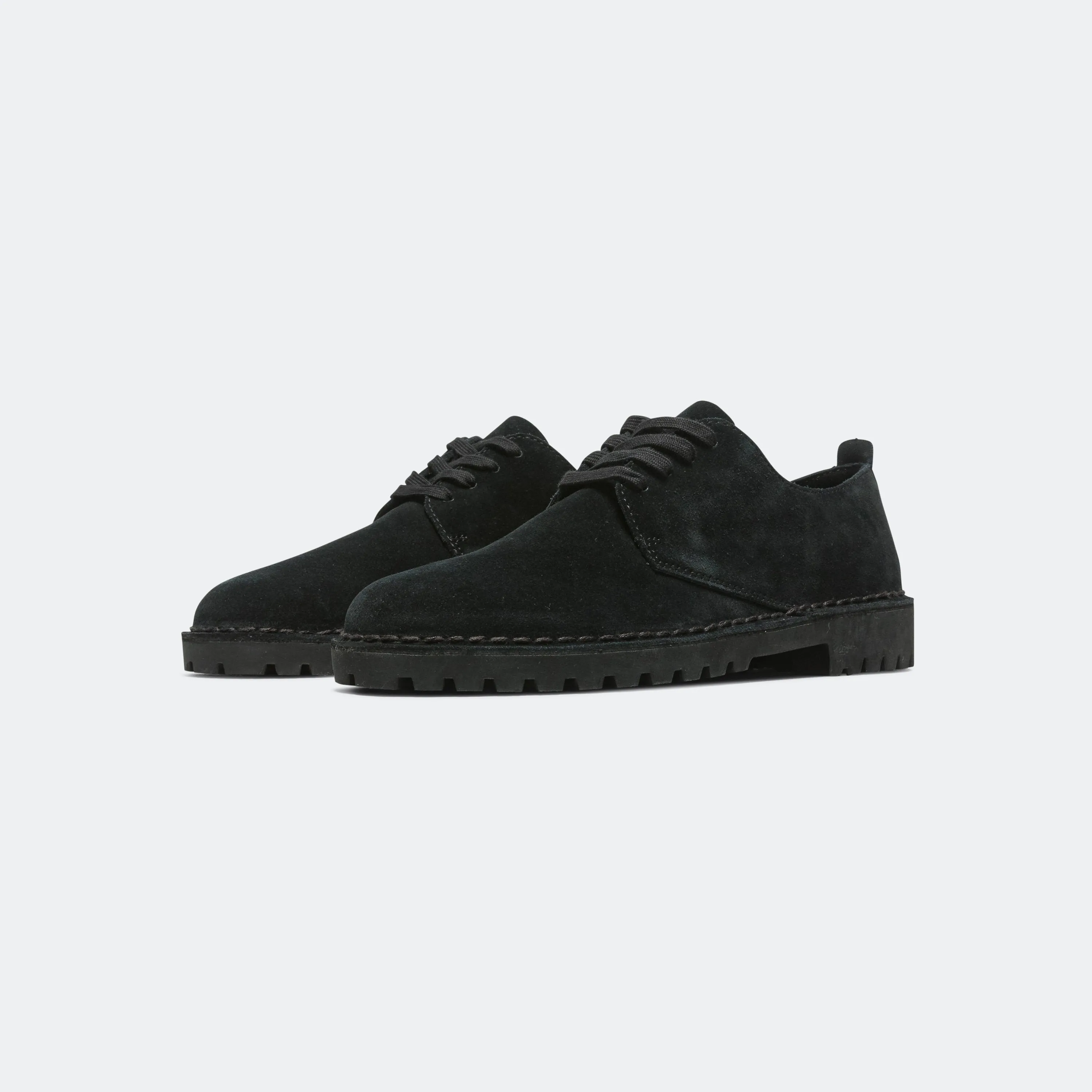 Desert Rock Low - Black Suede