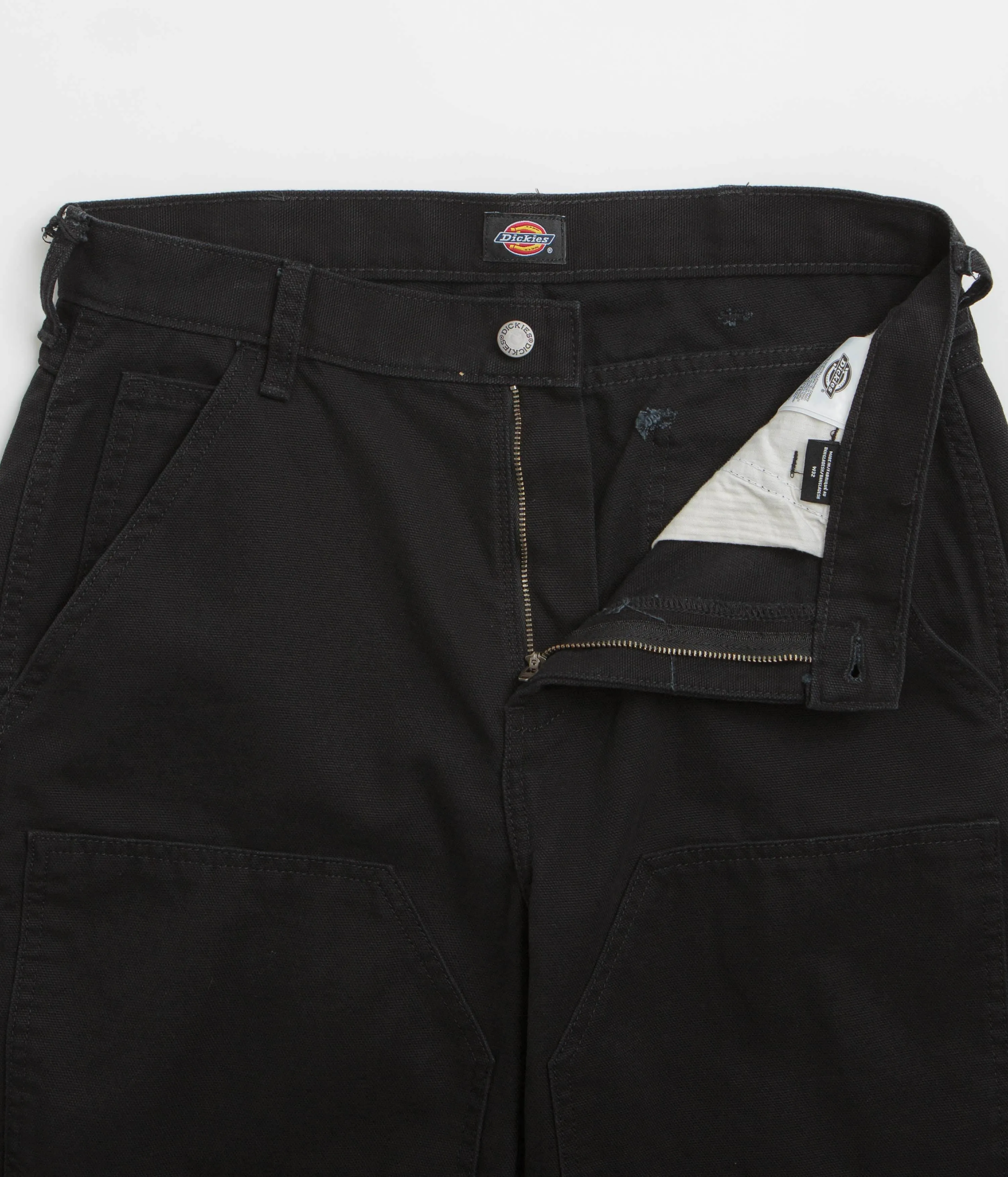 Dickies Duck Canvas Chap Shorts - Stone Washed Black