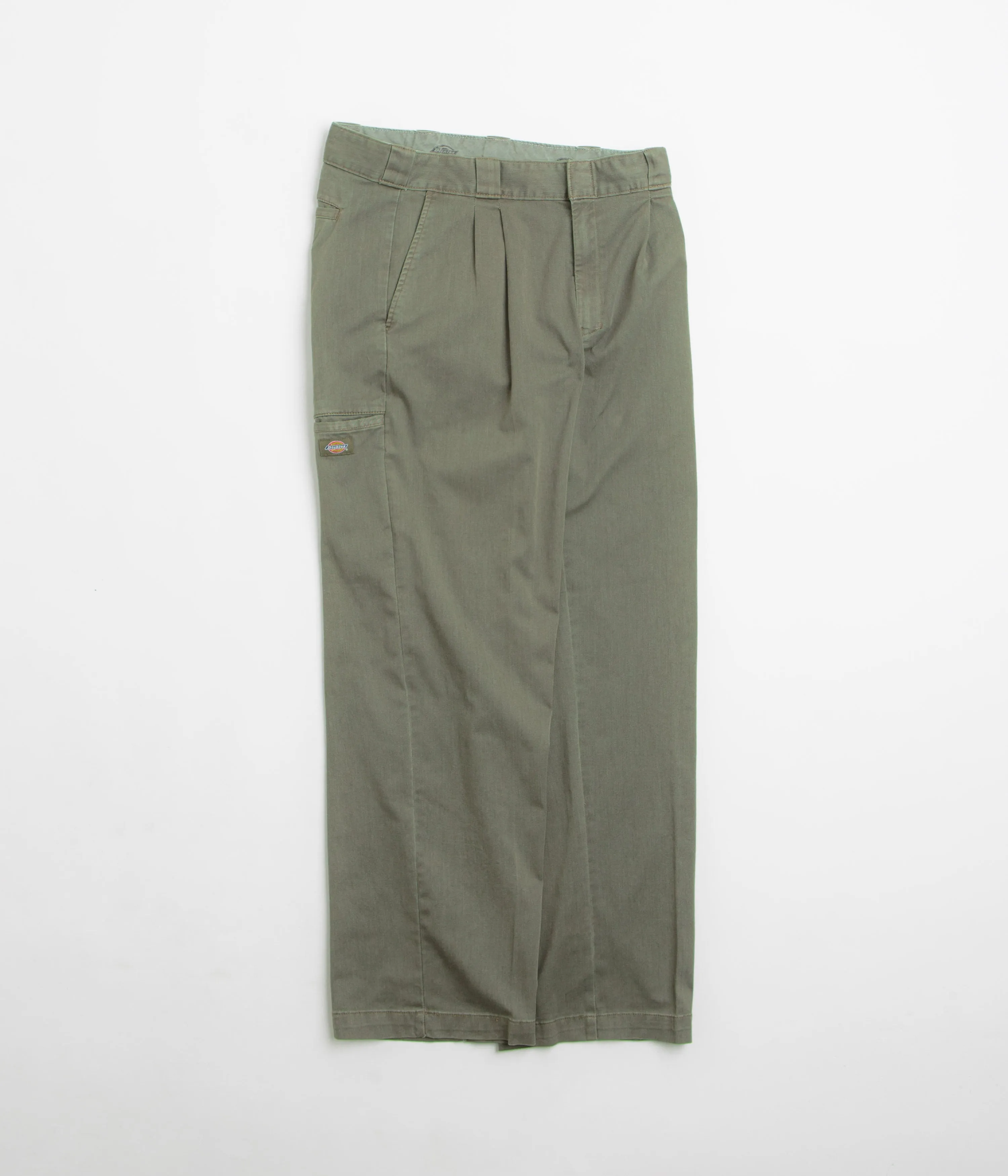 Dickies Unionville Pleated Work Pants - Military Green