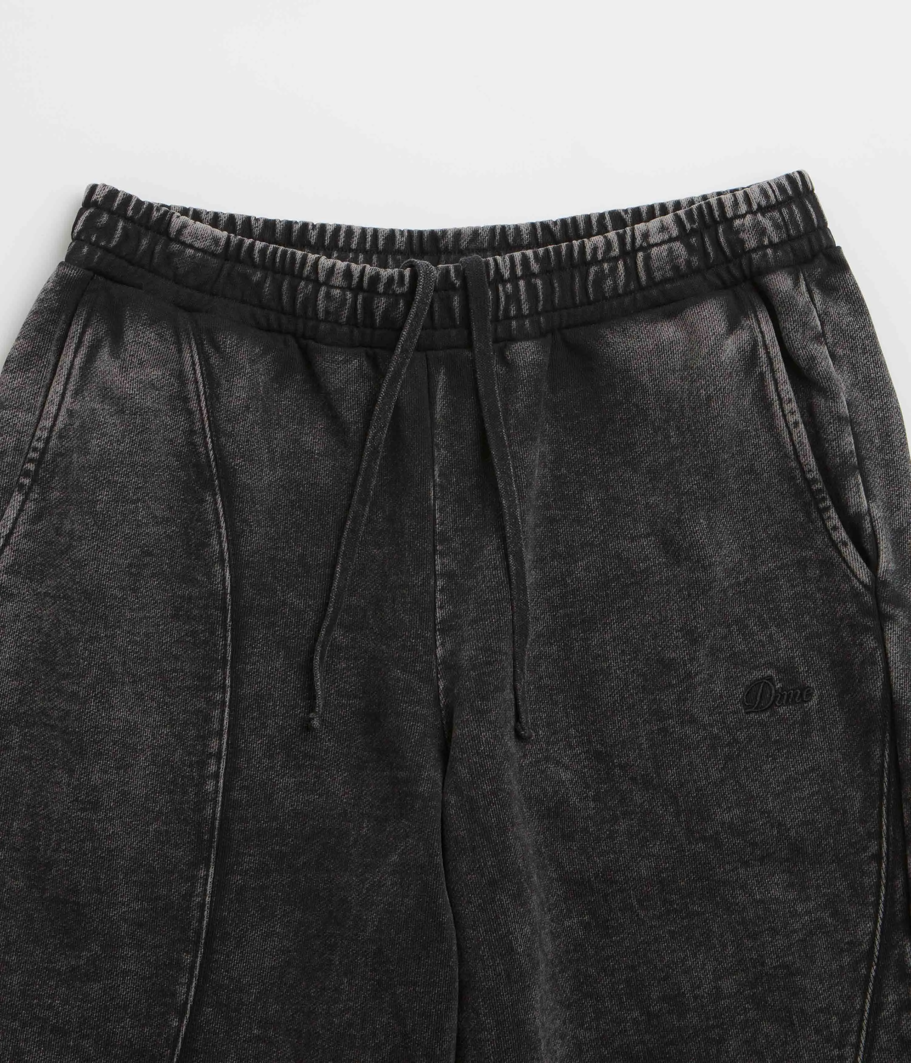 Dime Cyclone French Terry Pants - Black Snow Washed