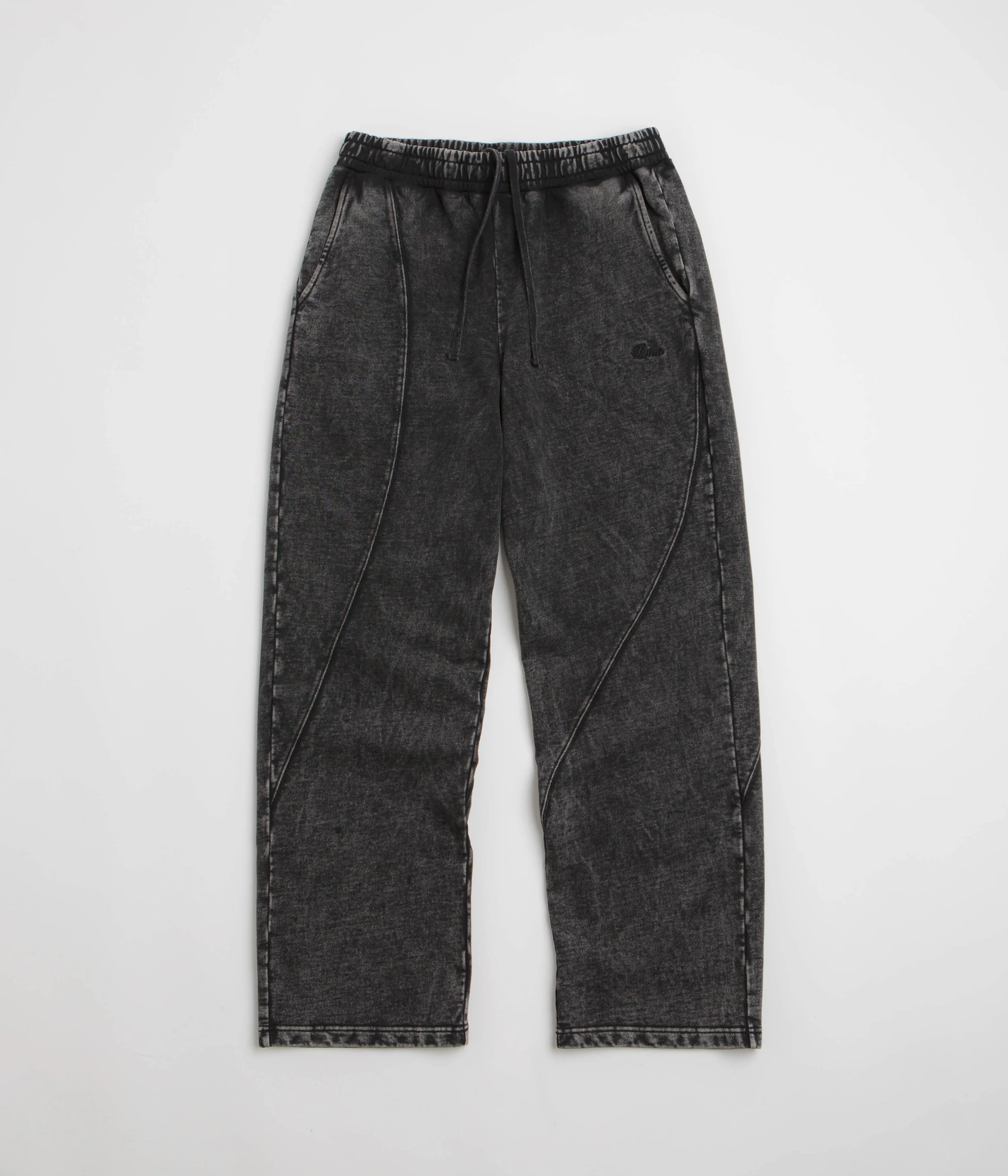 Dime Cyclone French Terry Pants - Black Snow Washed