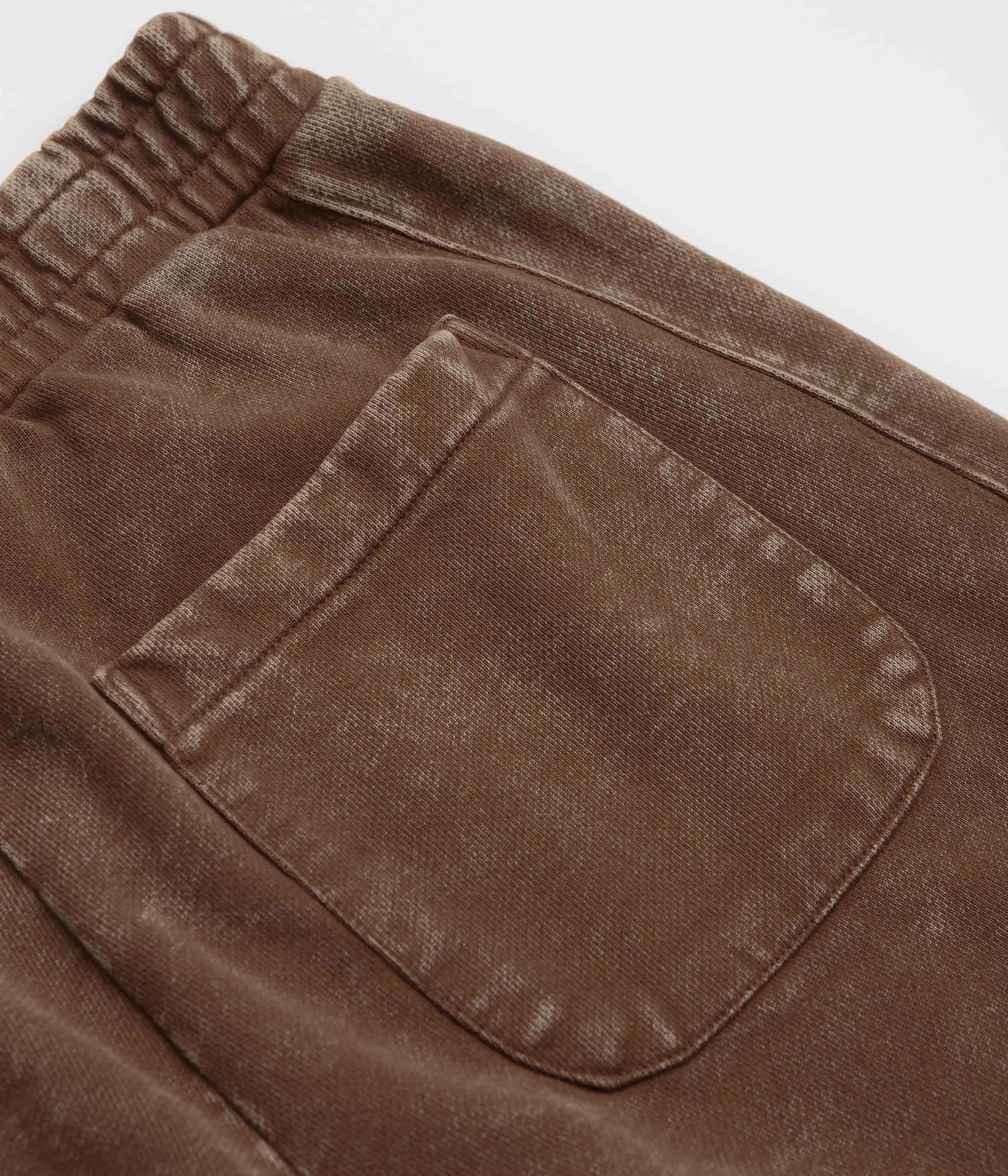 Dime Cyclone French Terry Pants - Brown Snow Washed