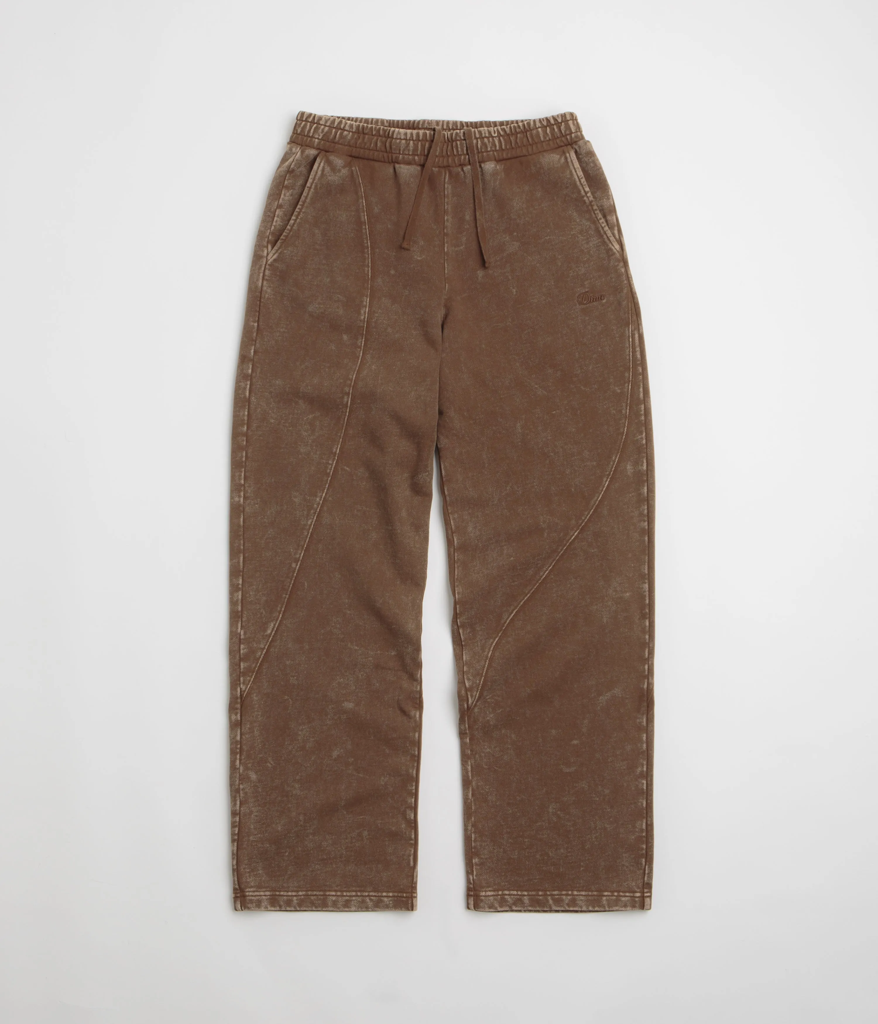 Dime Cyclone French Terry Pants - Brown Snow Washed
