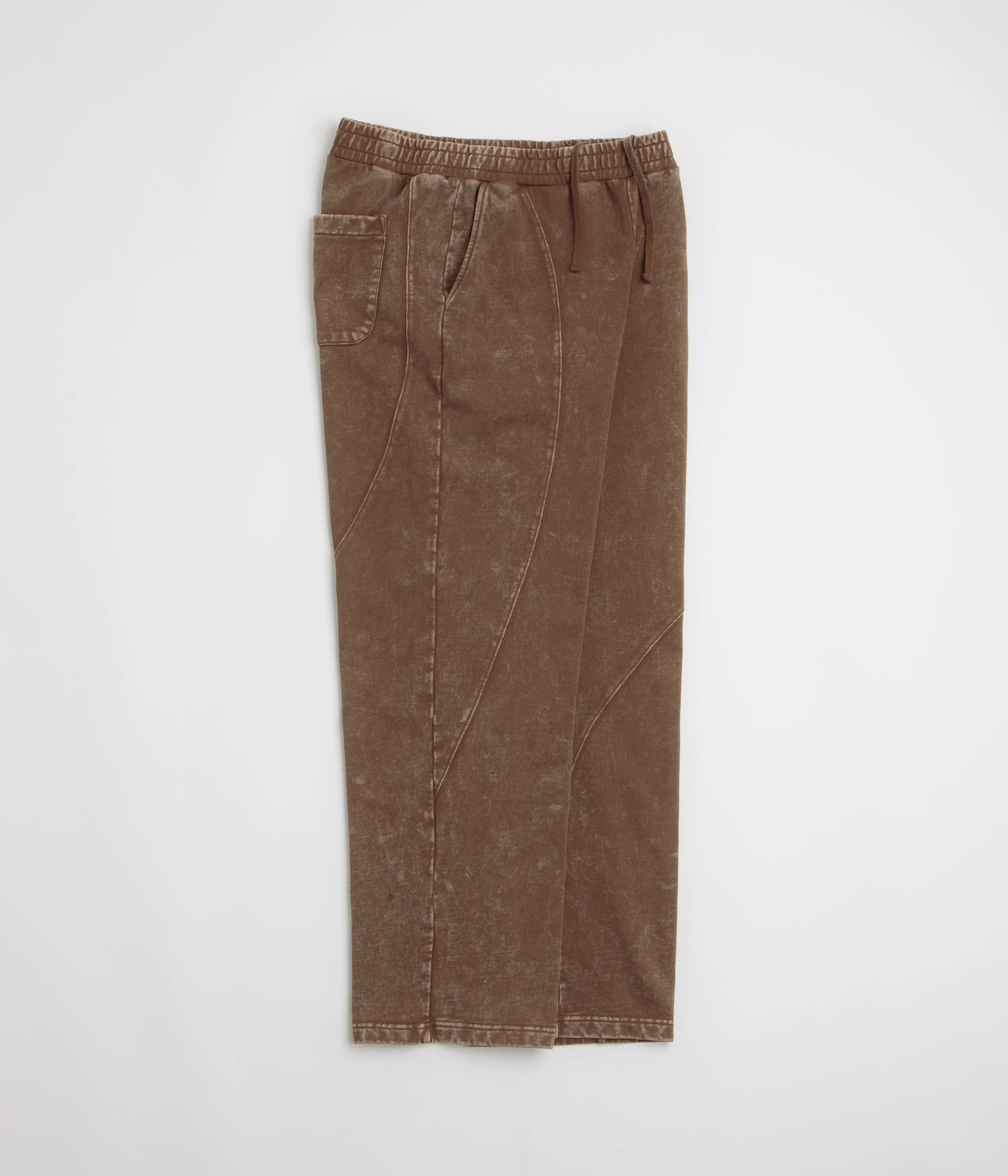 Dime Cyclone French Terry Pants - Brown Snow Washed