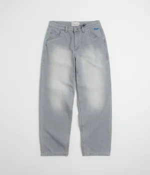 Dime Striped Classic Baggy Denim Pants - Sandblasted Grey