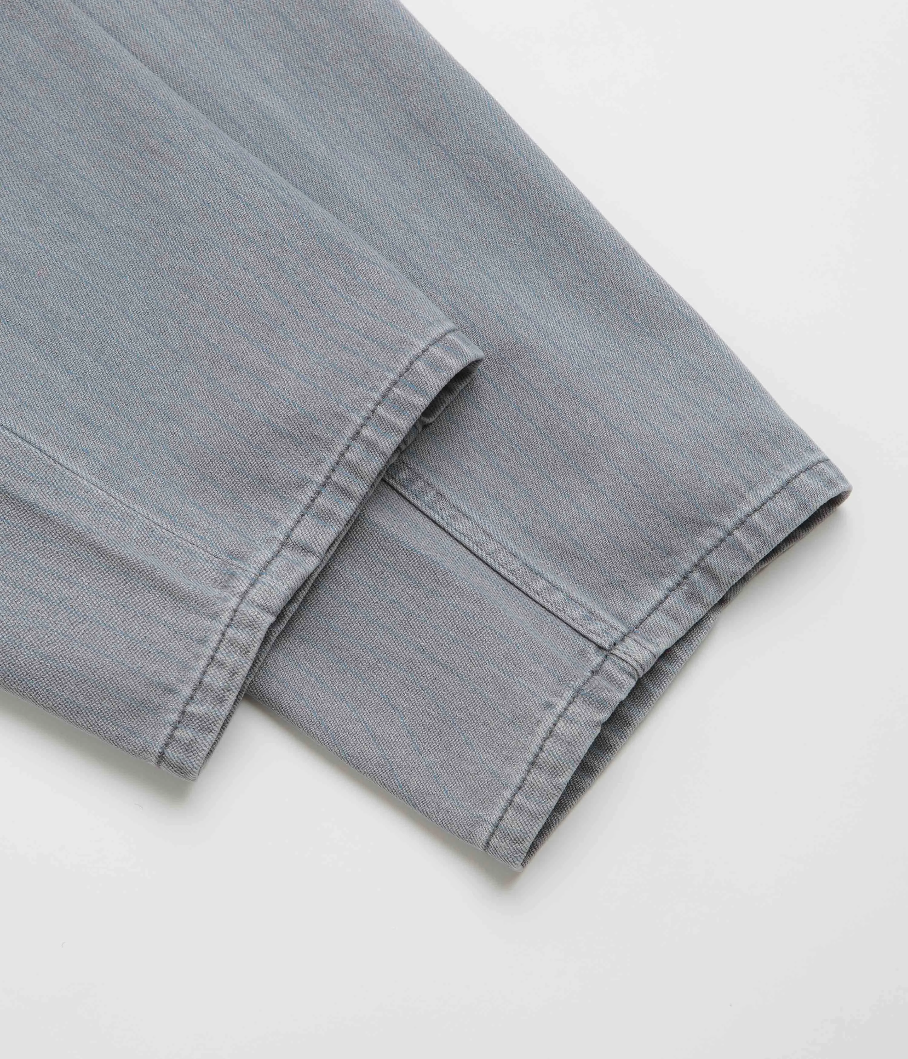 Dime Striped Classic Baggy Denim Pants - Sandblasted Grey