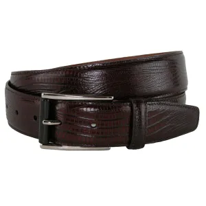 Django Turin Tejus Lizard Print Dress Belt