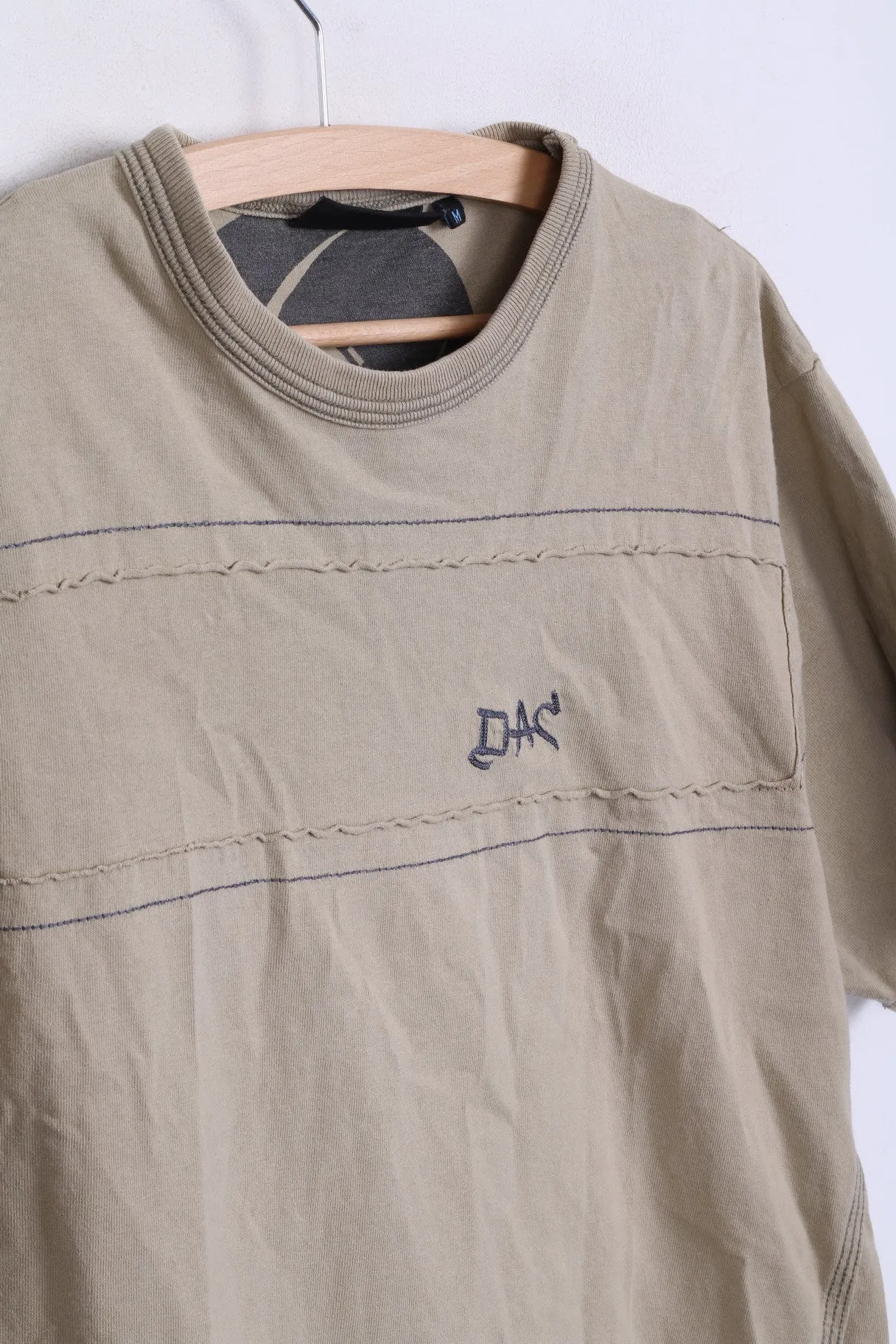 DUCK AND COVER Mens M T-Shirt Cotton Vintage Sand Crew Neck