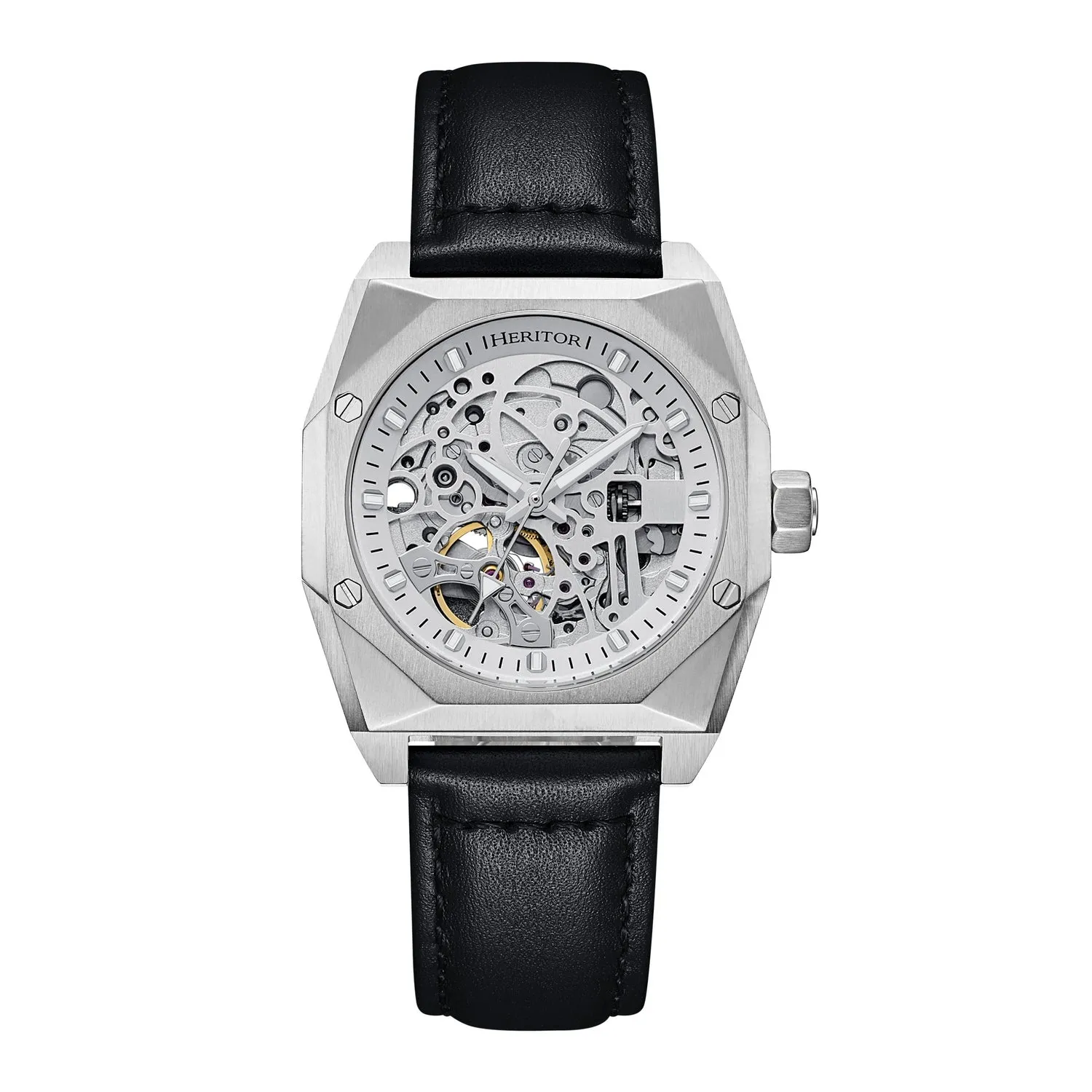 Elliott Leather-Band Watch