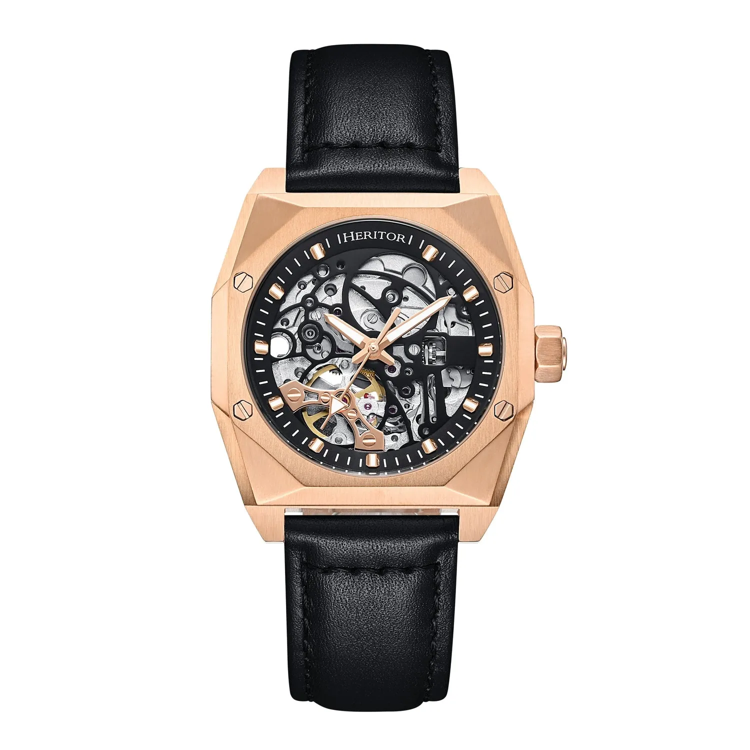 Elliott Leather-Band Watch