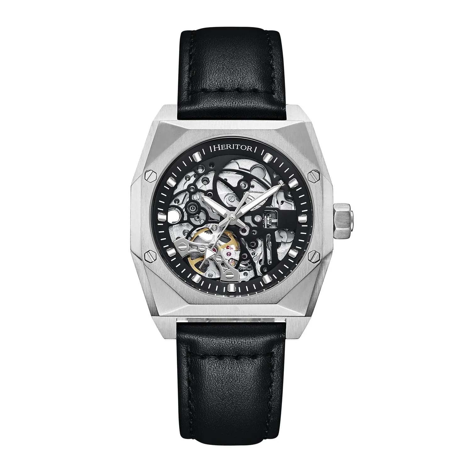 Elliott Leather-Band Watch