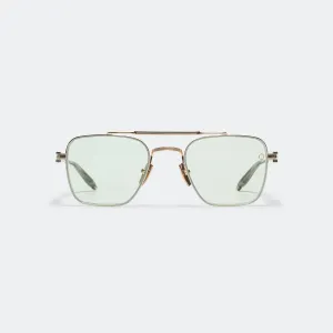 Europa - Brushed White Gold/Dark Tortoise