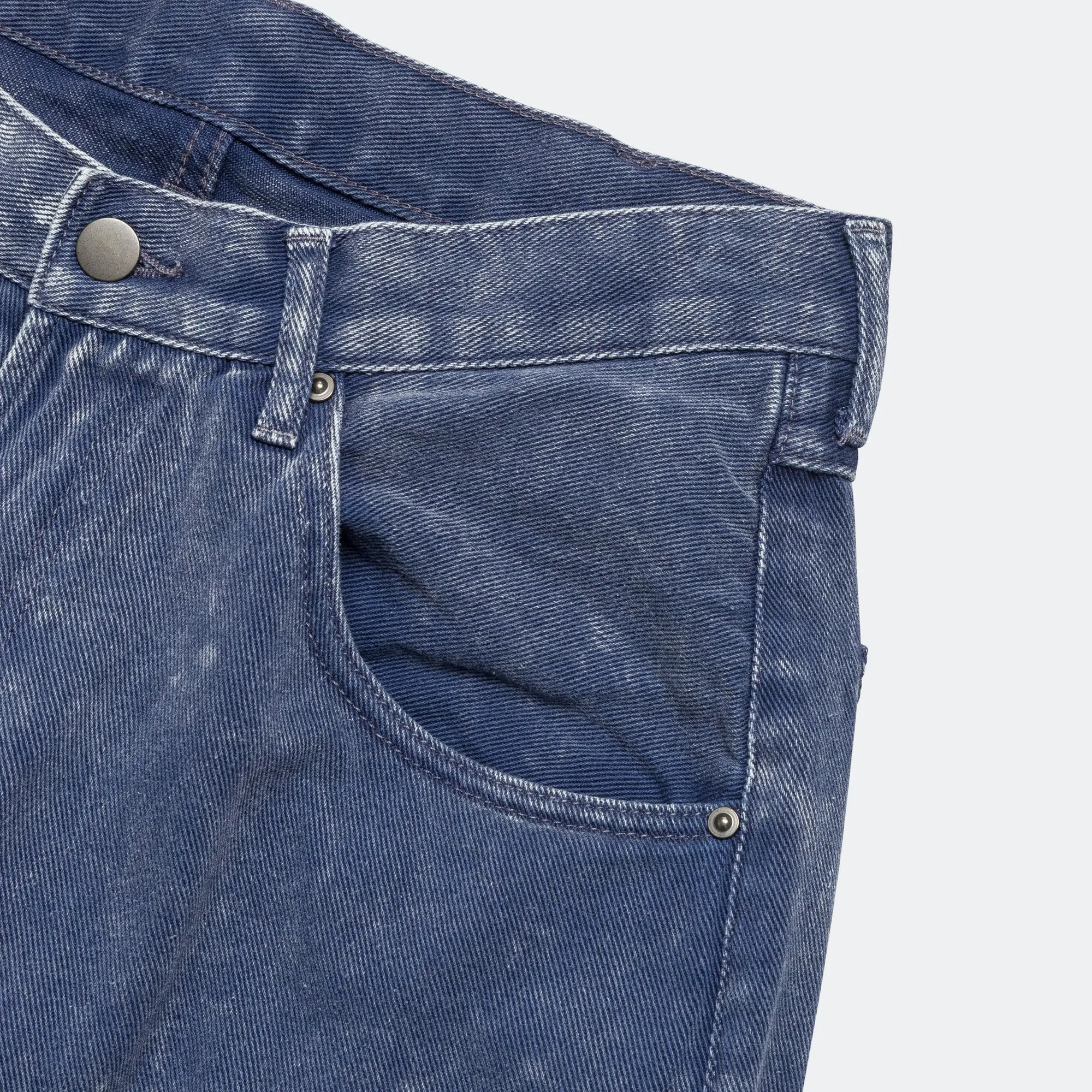 Faded Cargo Shorts - Blue