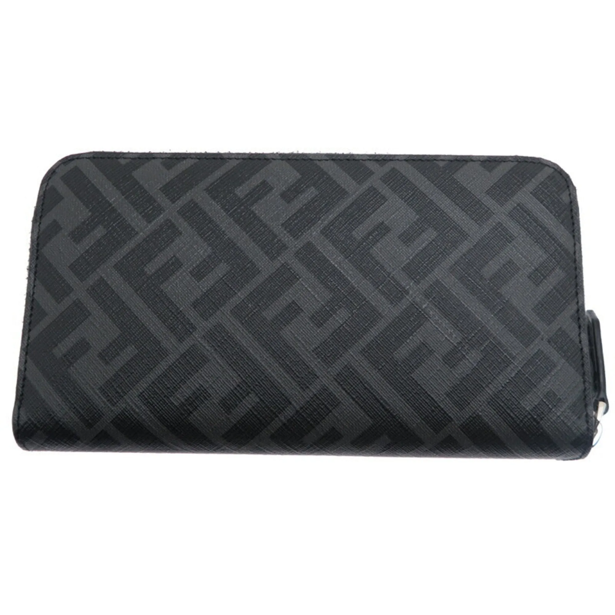 Fendi yellow Pvc Leather Long Wallet (Bi-Fold) (Pre-Owned)