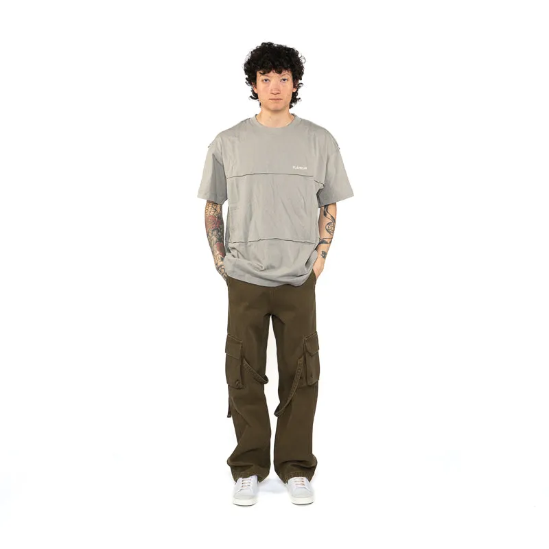 Flaneur Cut & Sew Tee - Concrete Grey
