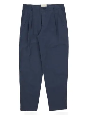 Folk Assembly Pant in Ash Navy Poplin