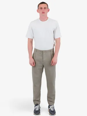 Folk Assembly Trouser in Sage Cotton Linen