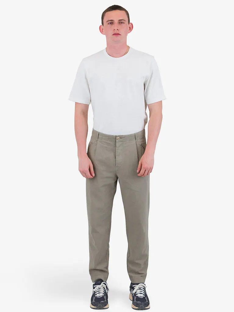 Folk Assembly Trouser in Sage Cotton Linen