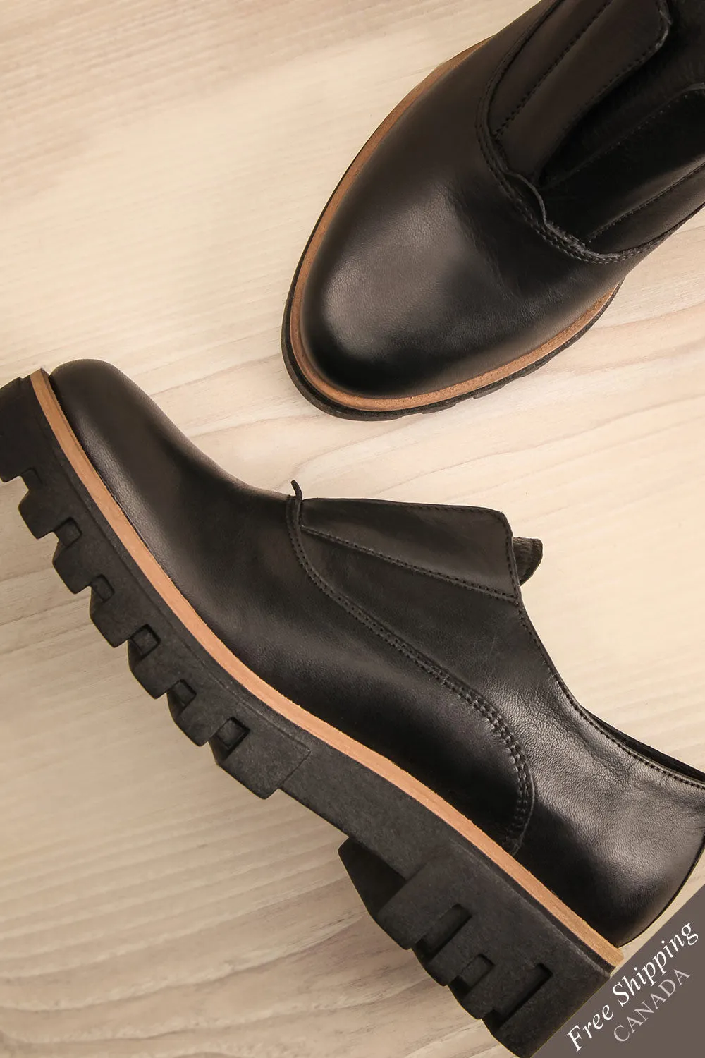 Forth | Black Platform Shoes