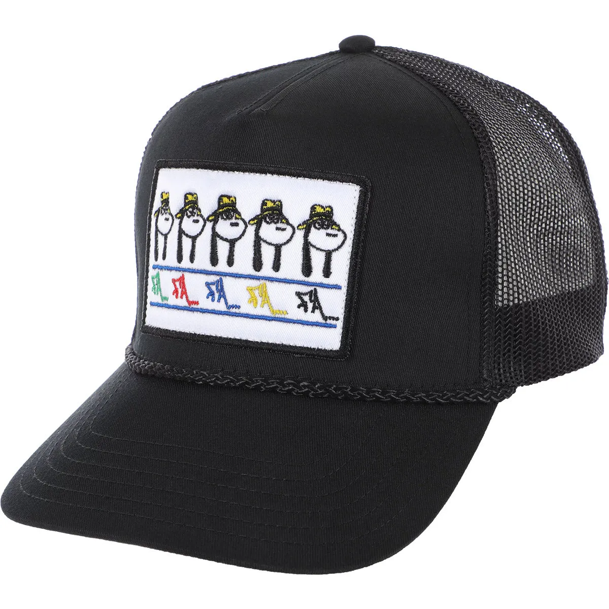 Fucking Awesome - Spike Repeat Trucker Black