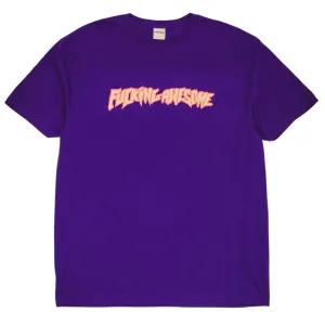 Fucking Awesome - Stamp Logo Tee Purple
