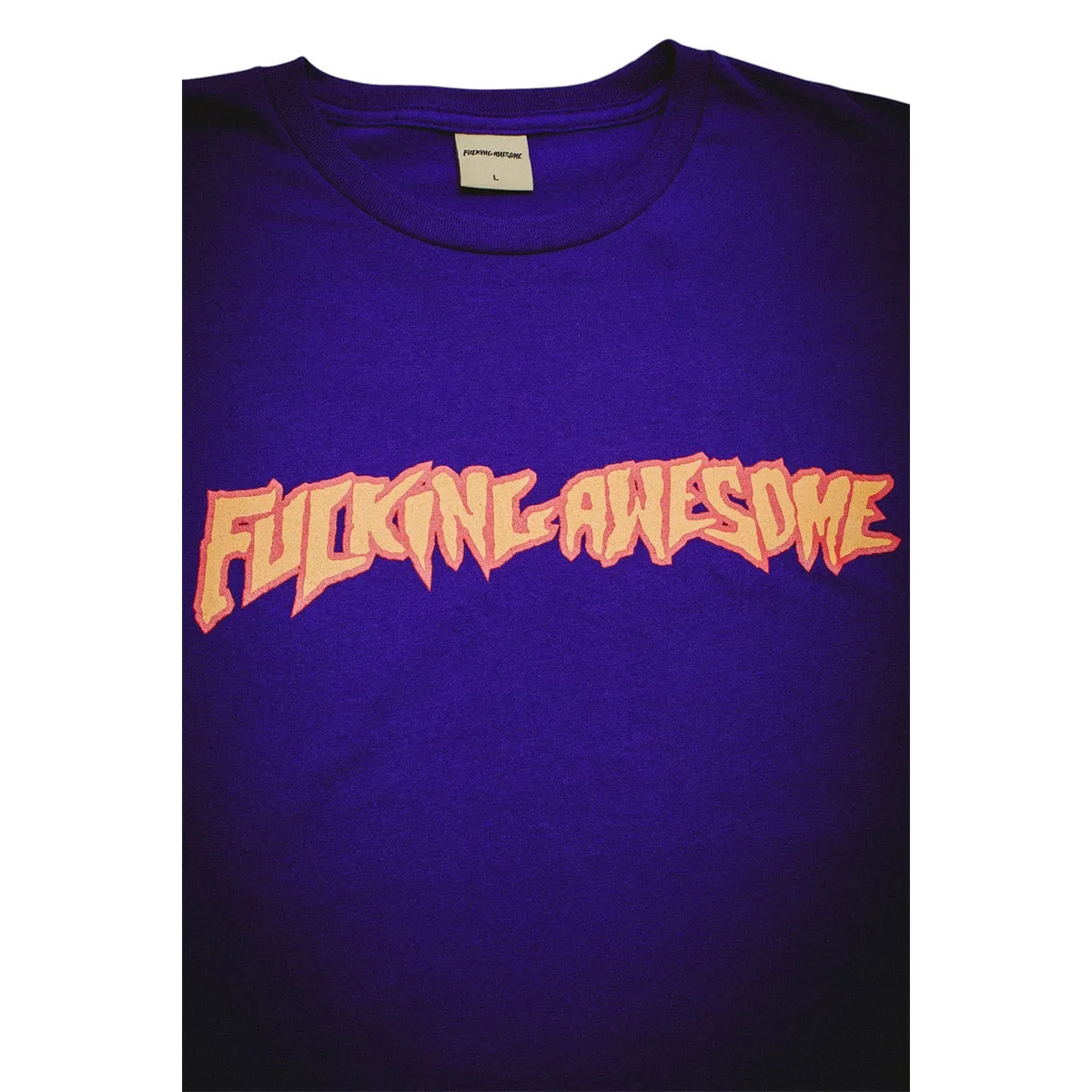 Fucking Awesome - Stamp Logo Tee Purple