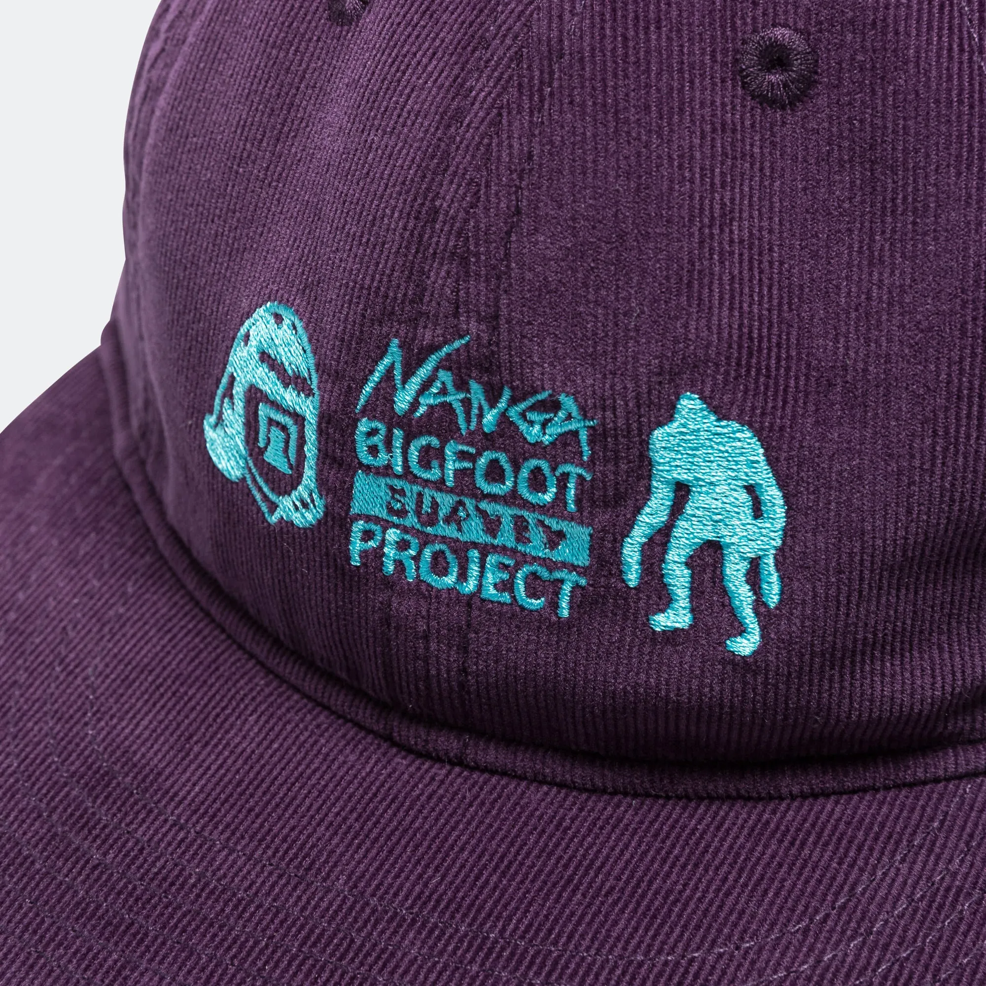 Fuji Records Bigfoot Logo Cord Cap x Tacoma - Purple