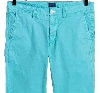 GANT - Slim Fit Sunfaded Chino - Aqua | Mineral Red