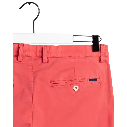 GANT - Slim Fit Sunfaded Chino - Aqua | Mineral Red