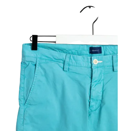 GANT - Slim Fit Sunfaded Chino - Aqua | Mineral Red