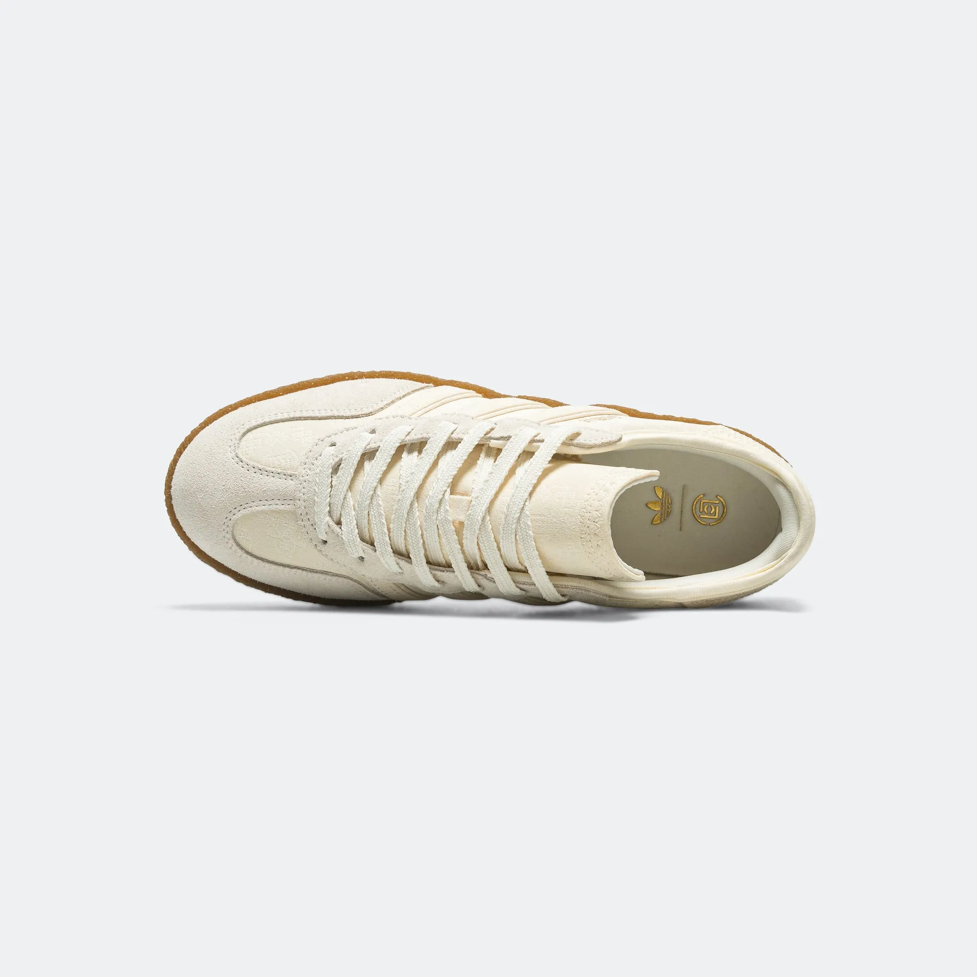 Gazelle by Edison Chen x CLOT - Cream White/Core White-Gold Metallic