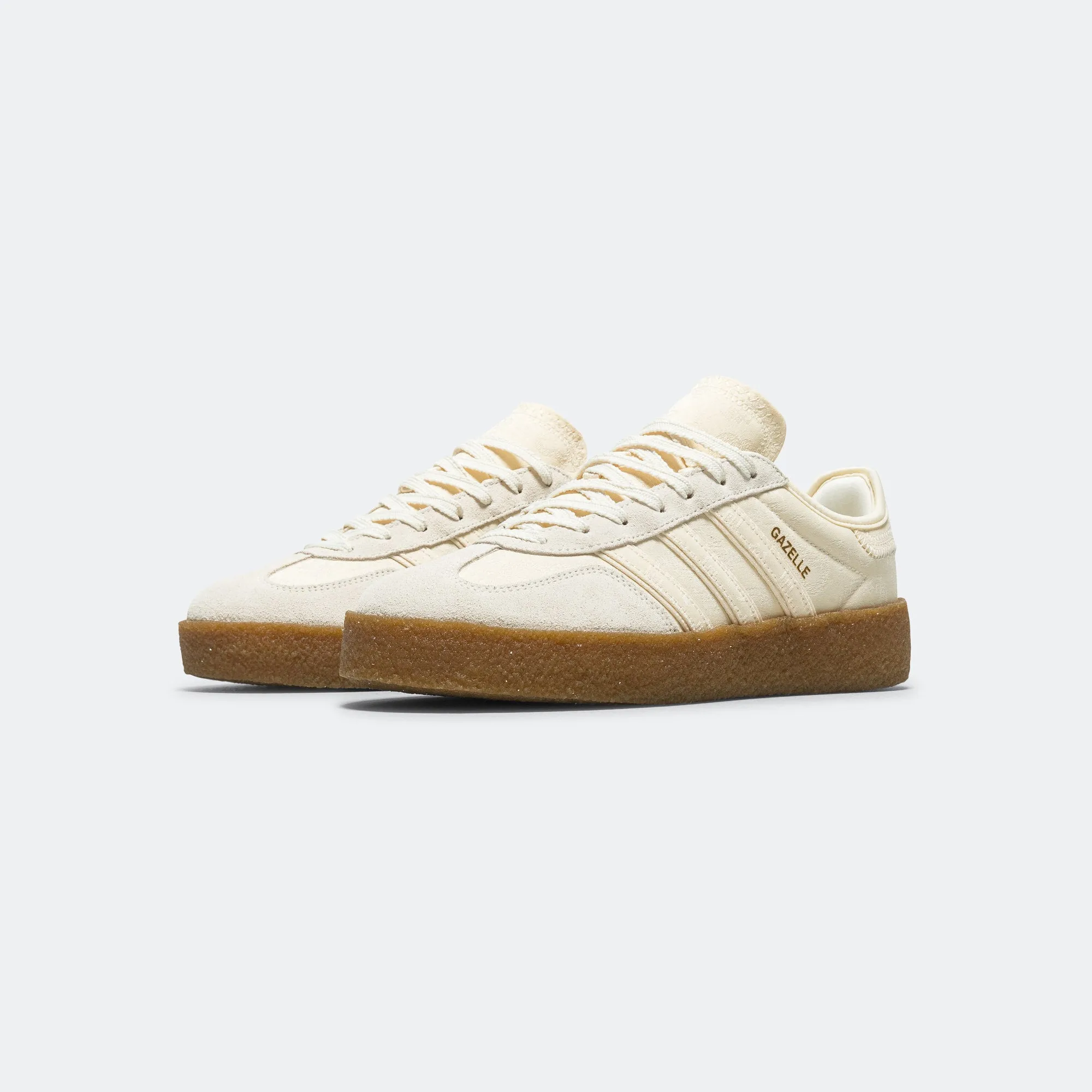 Gazelle by Edison Chen x CLOT - Cream White/Core White-Gold Metallic