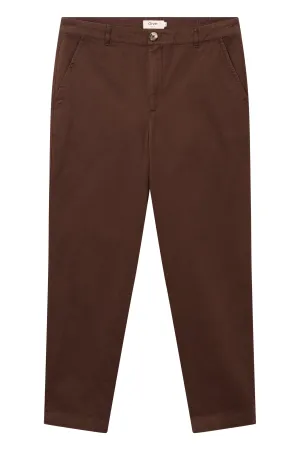 GBDAVE Trousers Made From Organic Cotton - Sepia Brown Givn Berlin