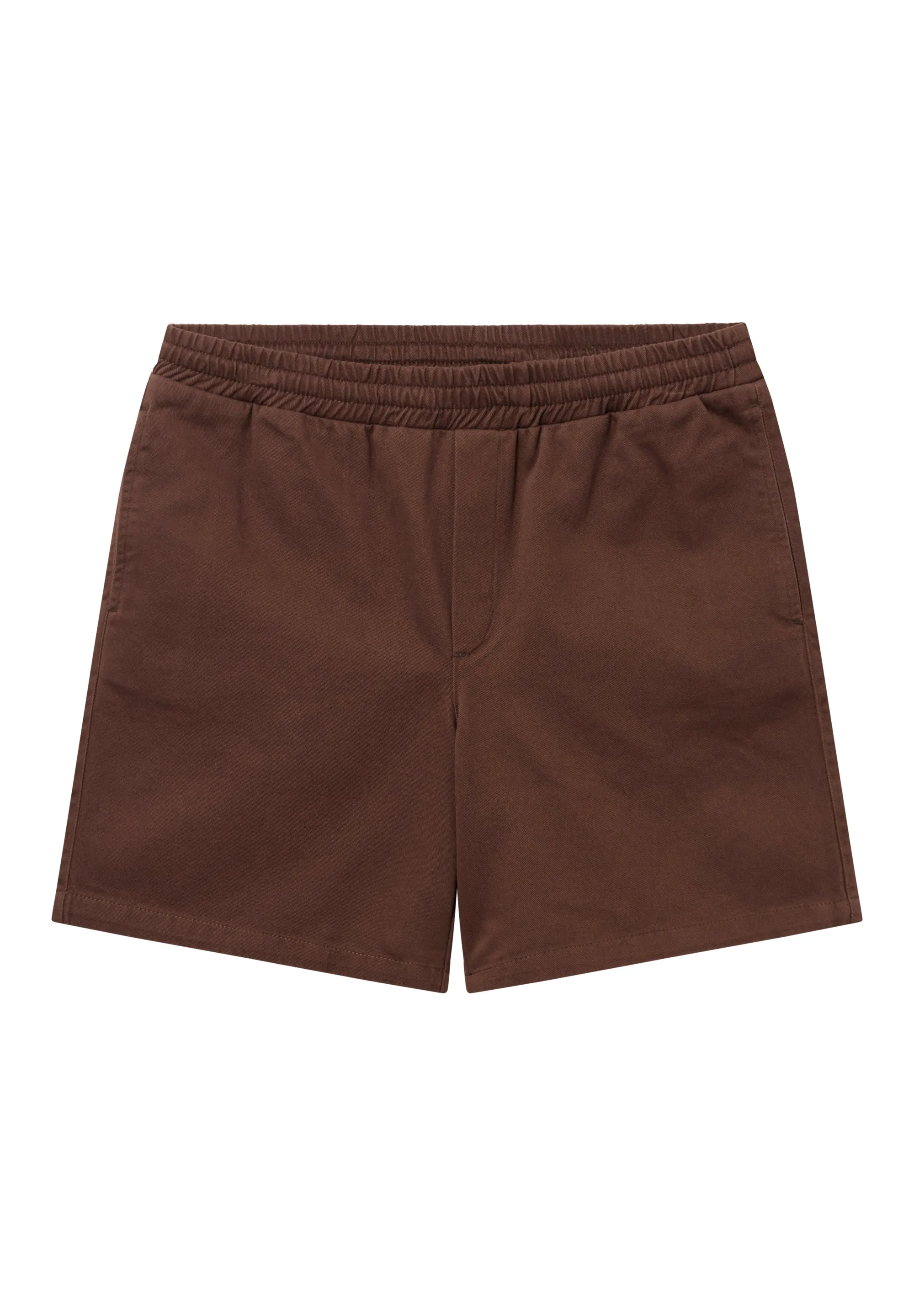 GBLAURIN Organic Cotton Shorts With Elastic Waistband - Sepia Brown Givn Berlin