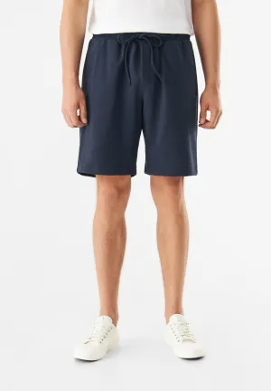 GBPASCAL Organic Cotton Sweatshorts With Elastic Waistband - Midnight Blue Givn Berlin