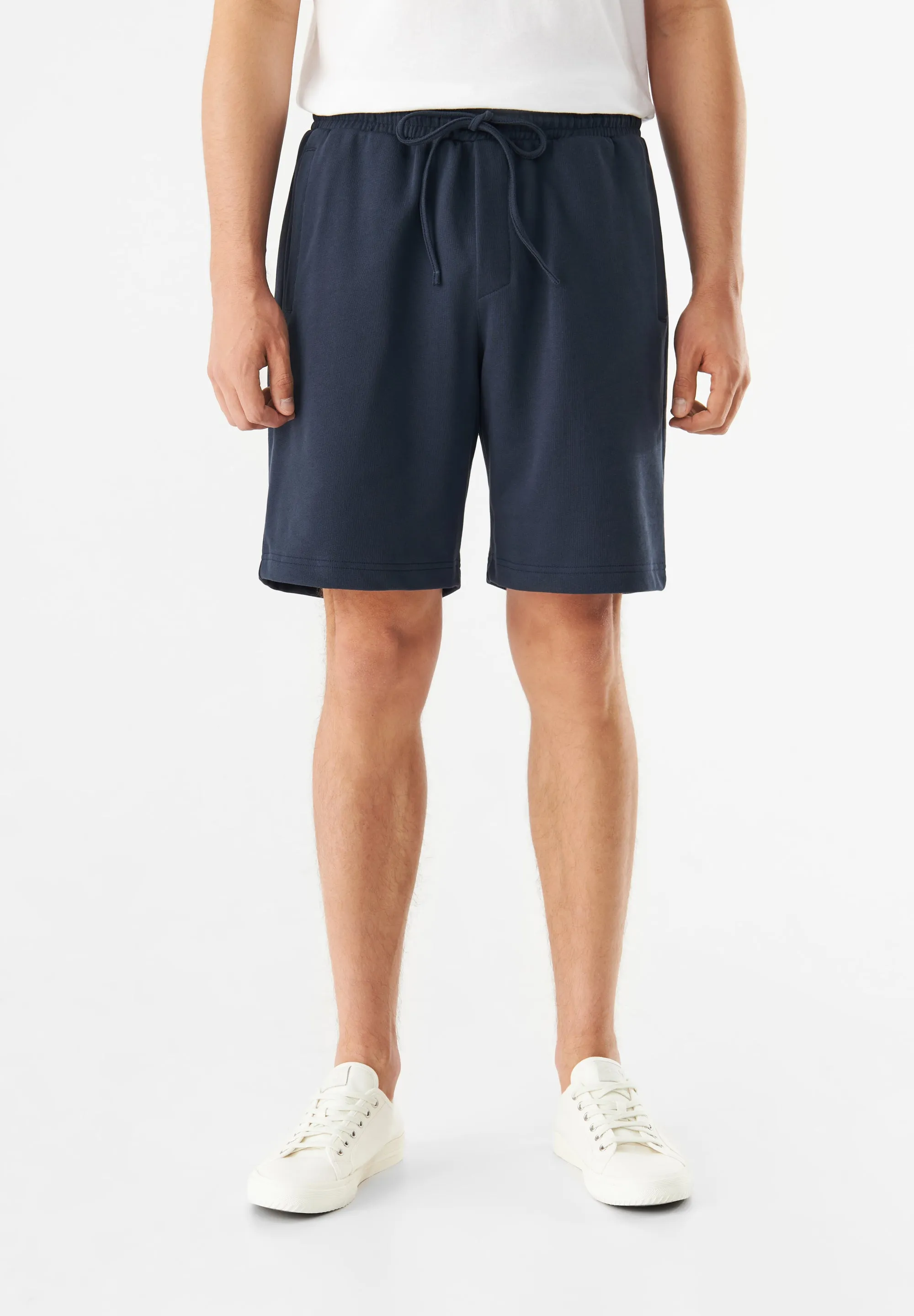 GBPASCAL Organic Cotton Sweatshorts With Elastic Waistband - Midnight Blue Givn Berlin