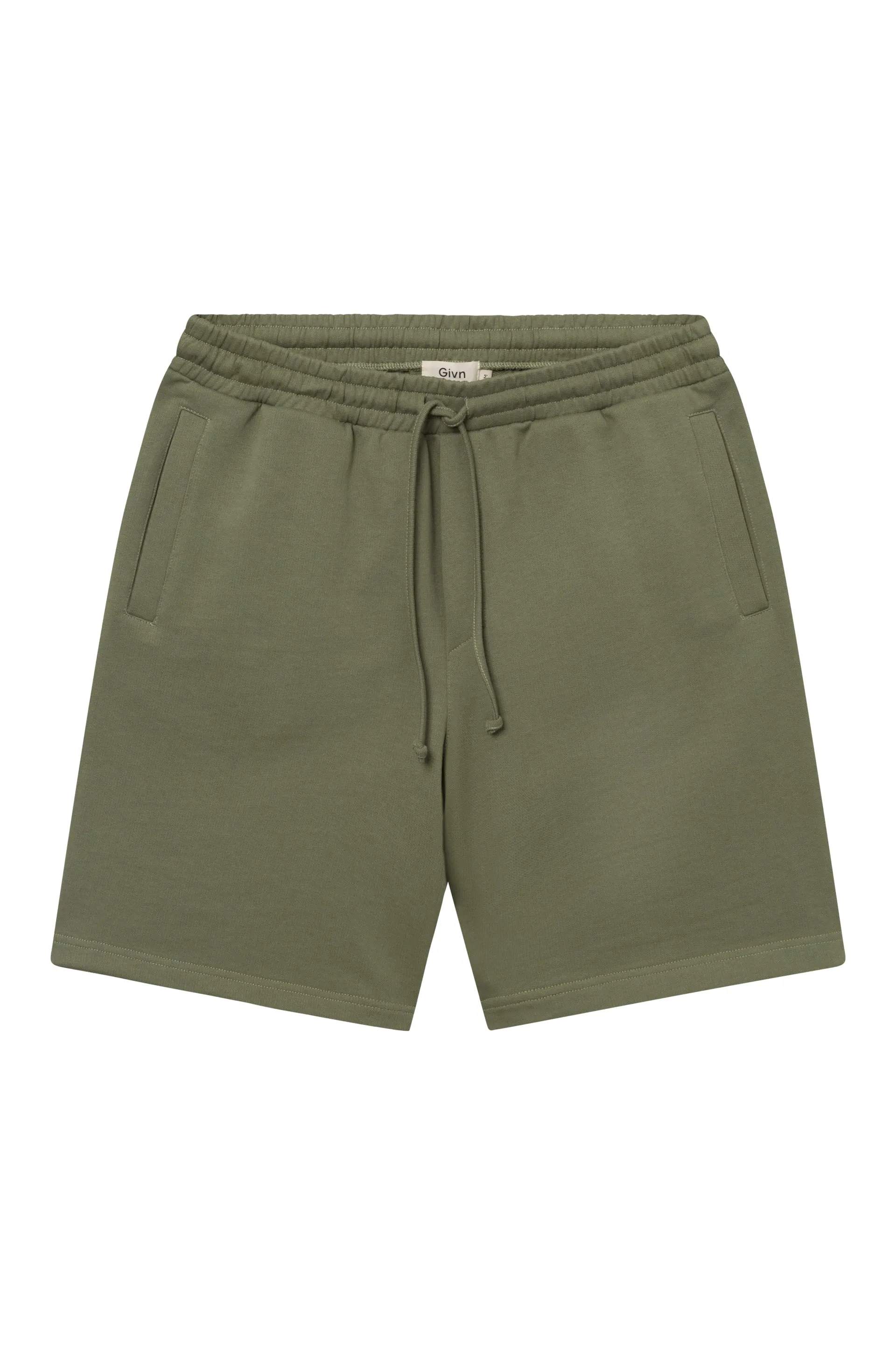 GBPASCAL Organic Cotton Sweatshorts With Elastic Waistband - Nephrite Green Givn Berlin
