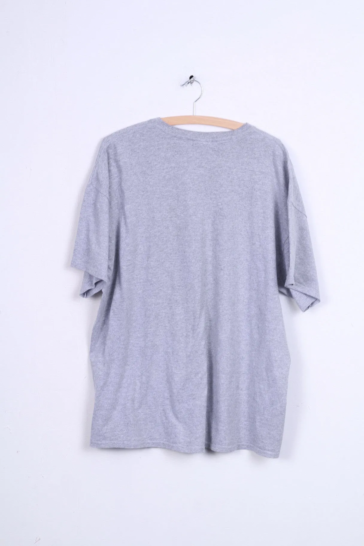 GILDAN Batman Mens 2XL Graphic Shirt Grey Cotton