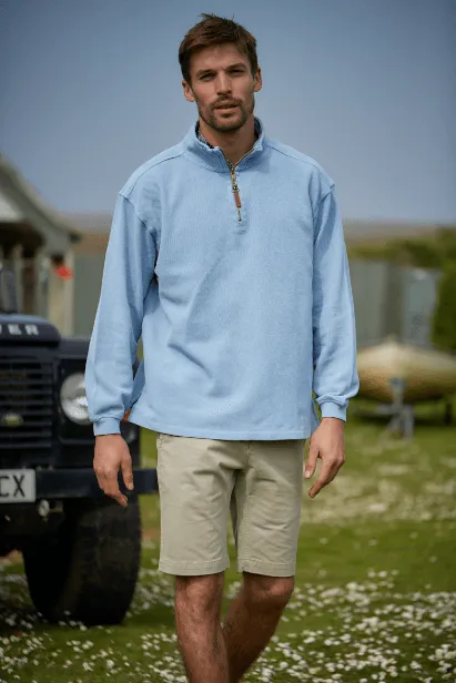 Gun Hill Mens Stiffkey Half Zip Pique Sweater - 3 colours