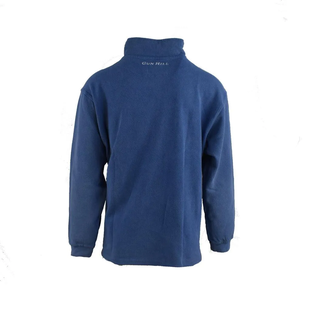 Gun Hill Mens Stiffkey Half Zip Pique Sweater - 3 colours