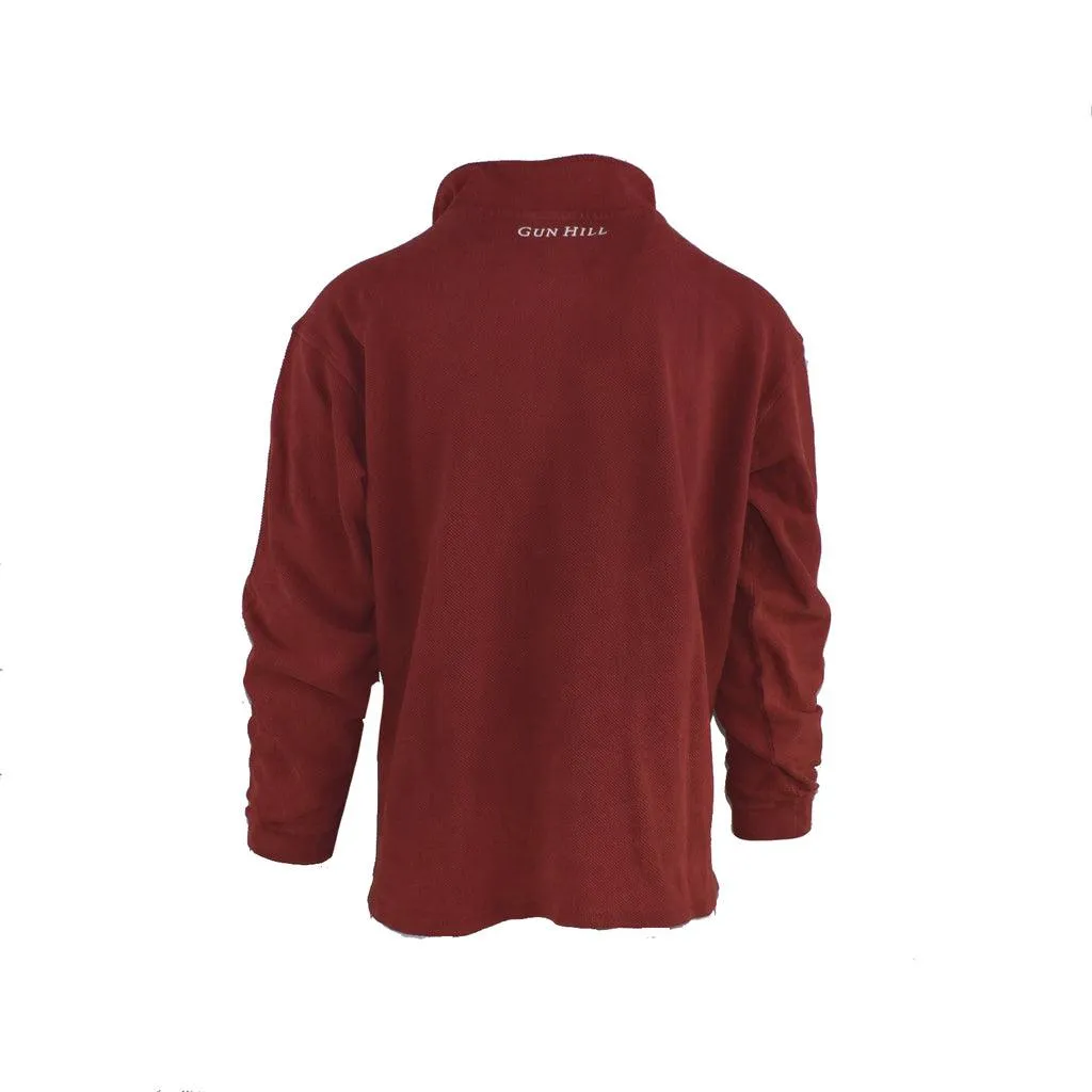 Gun Hill Mens Stiffkey Half Zip Pique Sweater - 3 colours