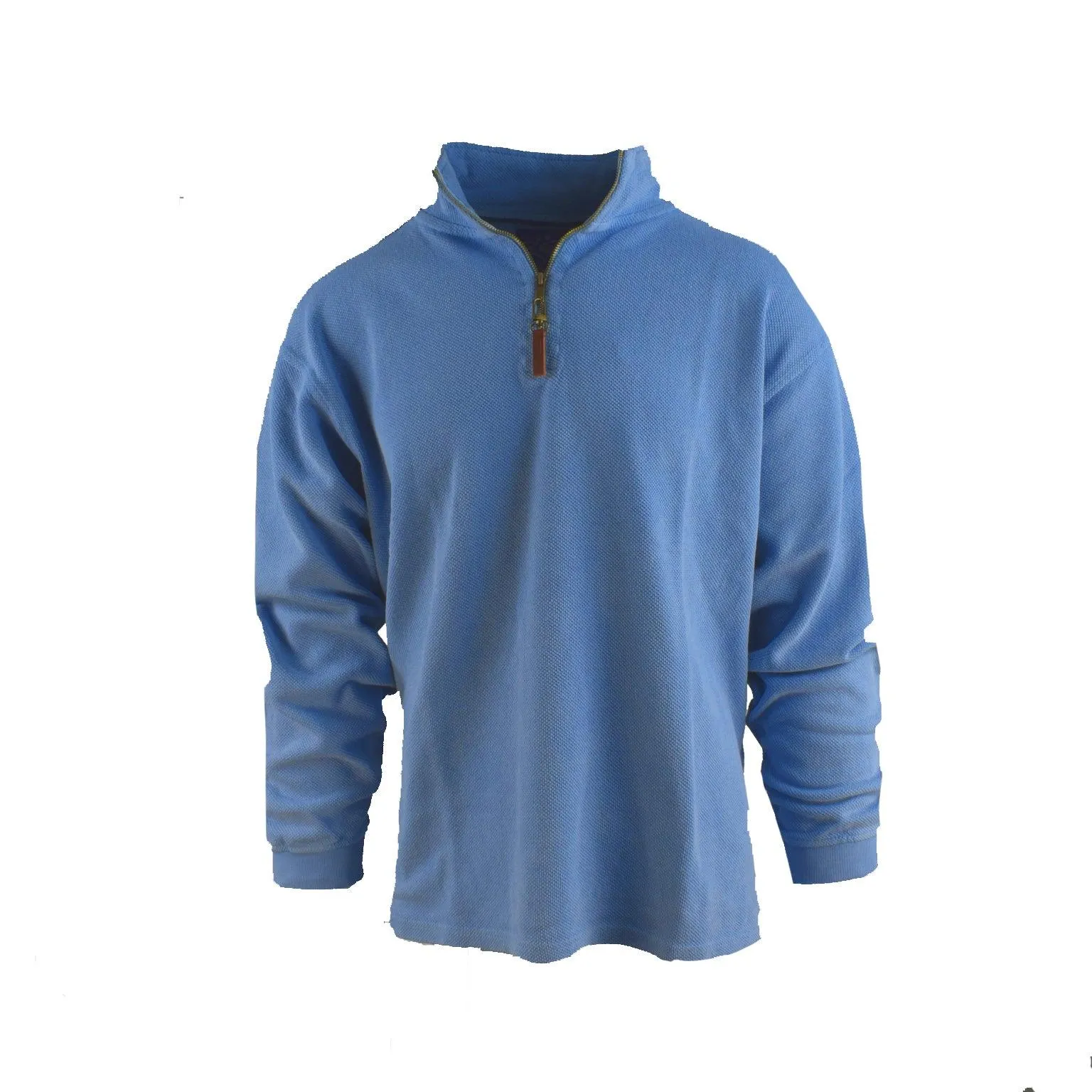 Gun Hill Mens Stiffkey Half Zip Pique Sweater - 3 colours