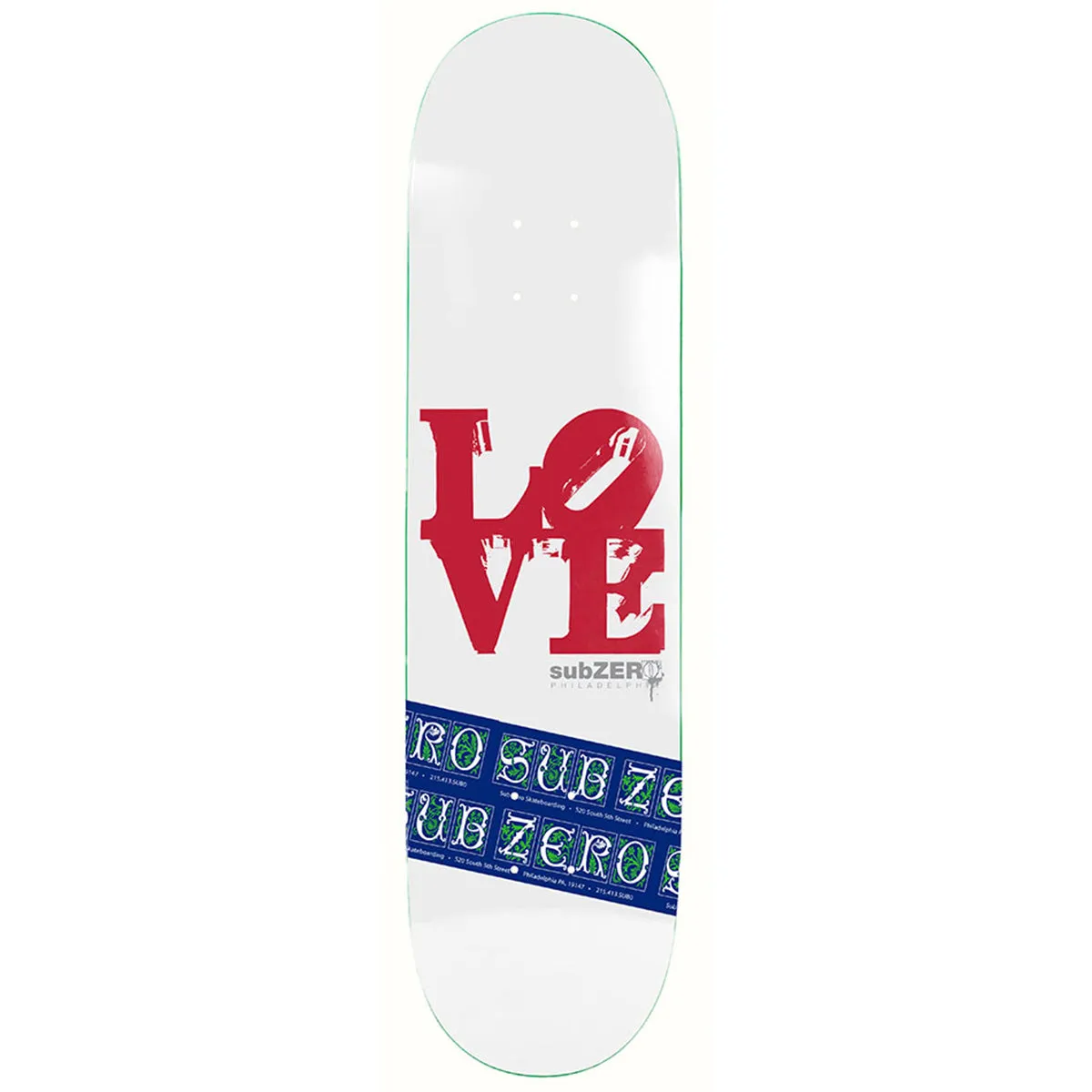 Heritage - Sub Zero Love Park 8.5 Skateboard Deck