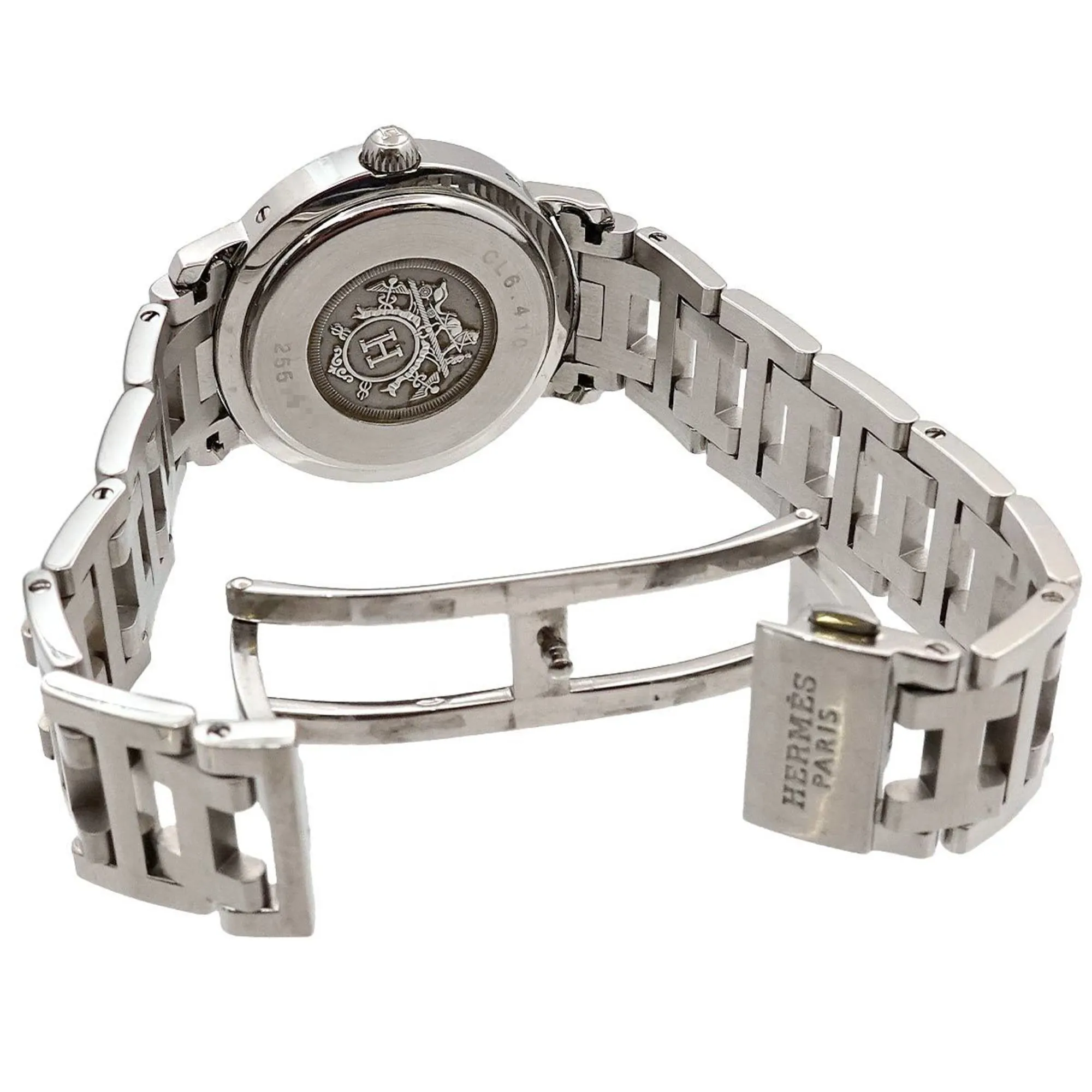 Hermes Stainless Steel Wristwatch (Pre-Owned)