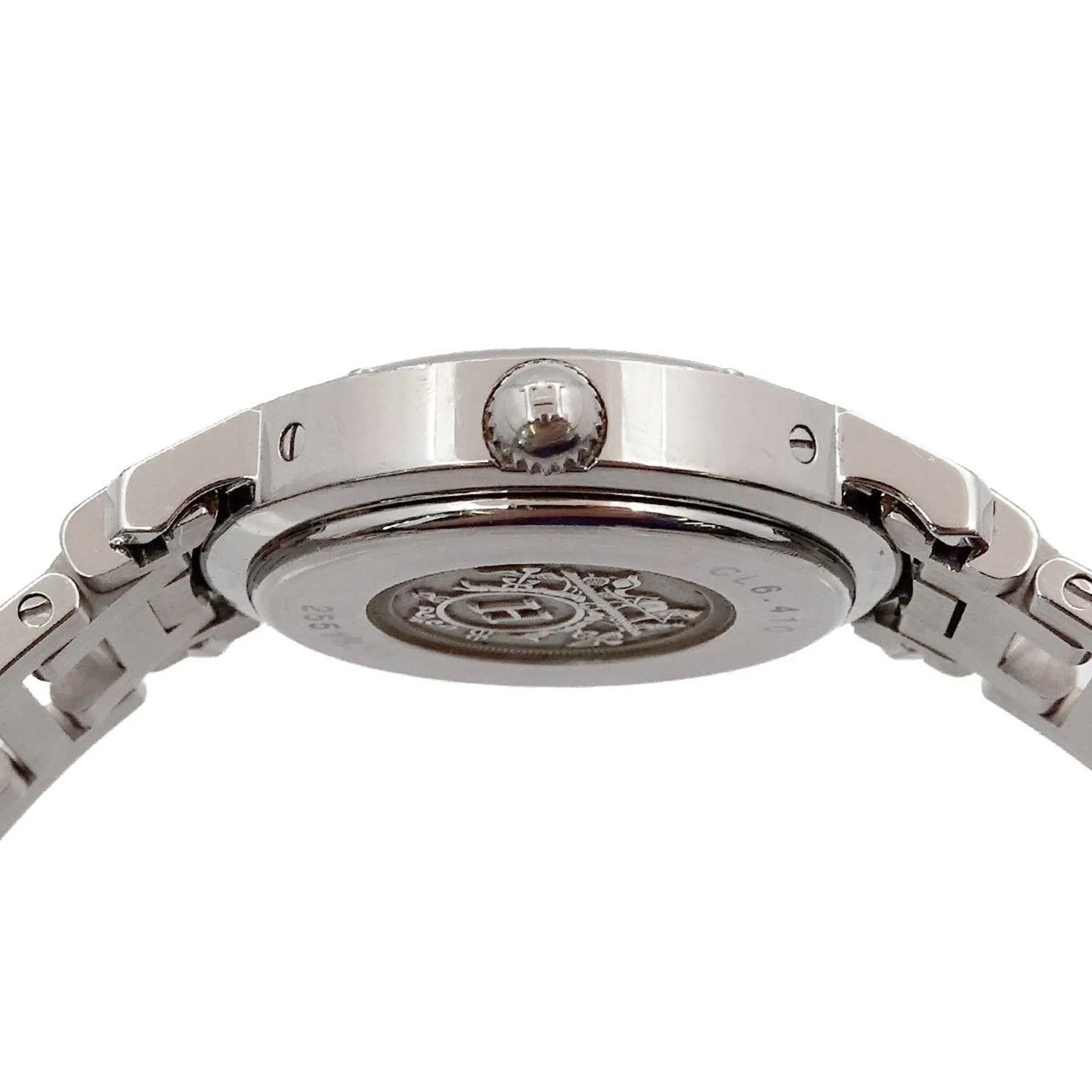 Hermes Stainless Steel Wristwatch (Pre-Owned)