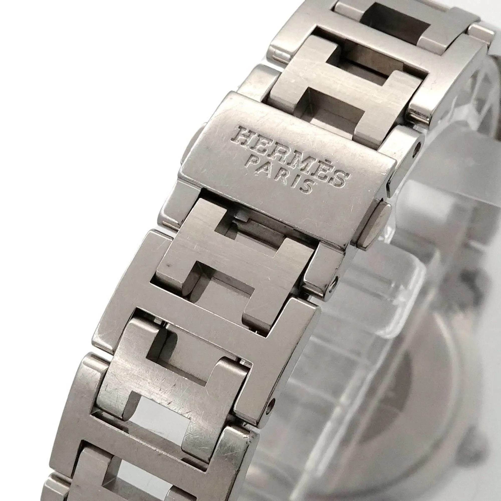 Hermes Stainless Steel Wristwatch (Pre-Owned)