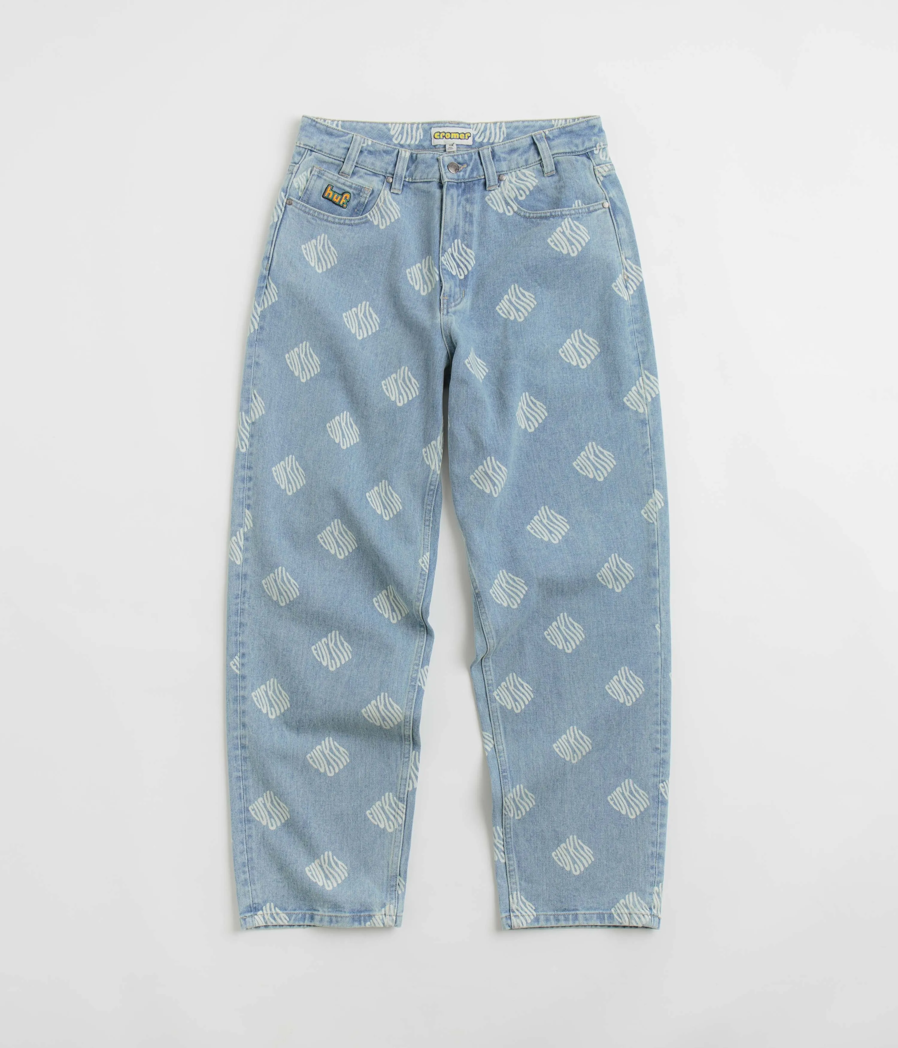 HUF Cromer Print Pants - Blue