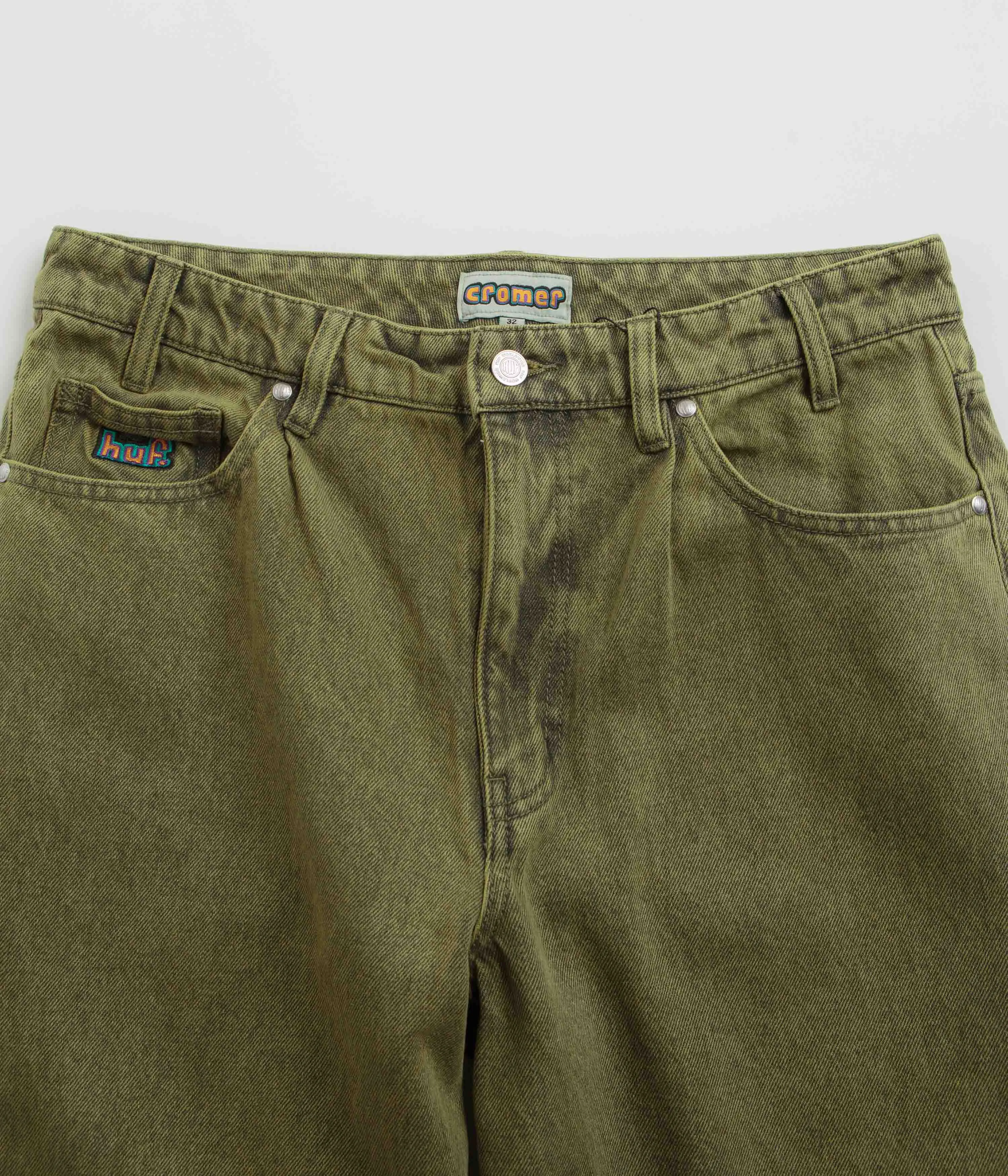 HUF Cromer Washed Pants - Dried Herb