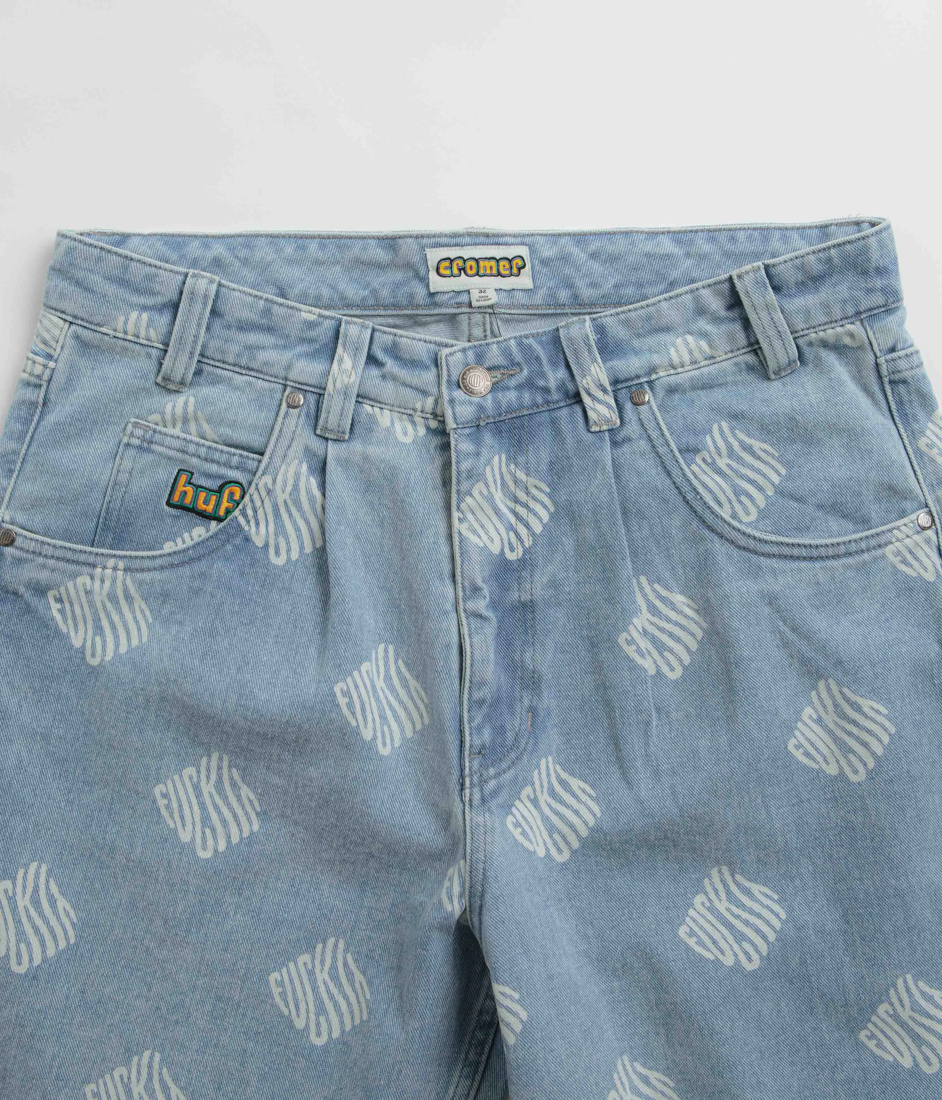 HUF Fuck It Cromer Shorts - Blue